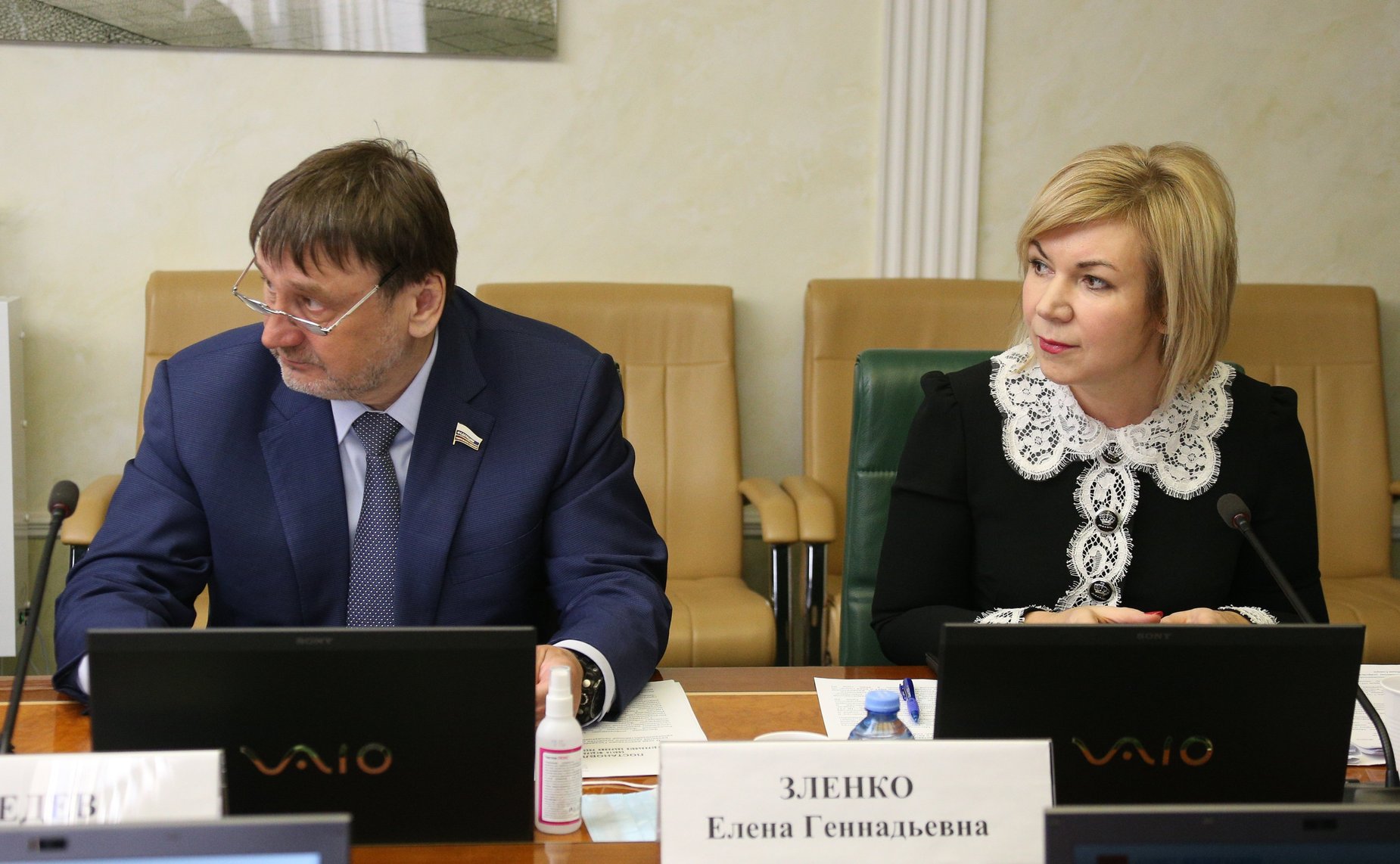 Владимир Лебедев и Елена Зленко