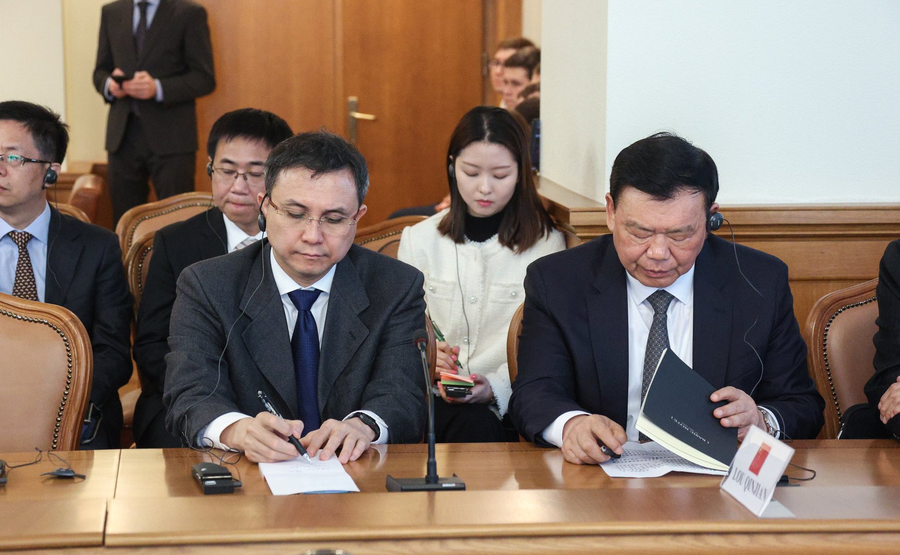 Встреча председателей комитетов по международным делам парламентов (палат парламентов) стран БРИКС с Министром иностранных дел Российской Федерации Сергеем Лавровым