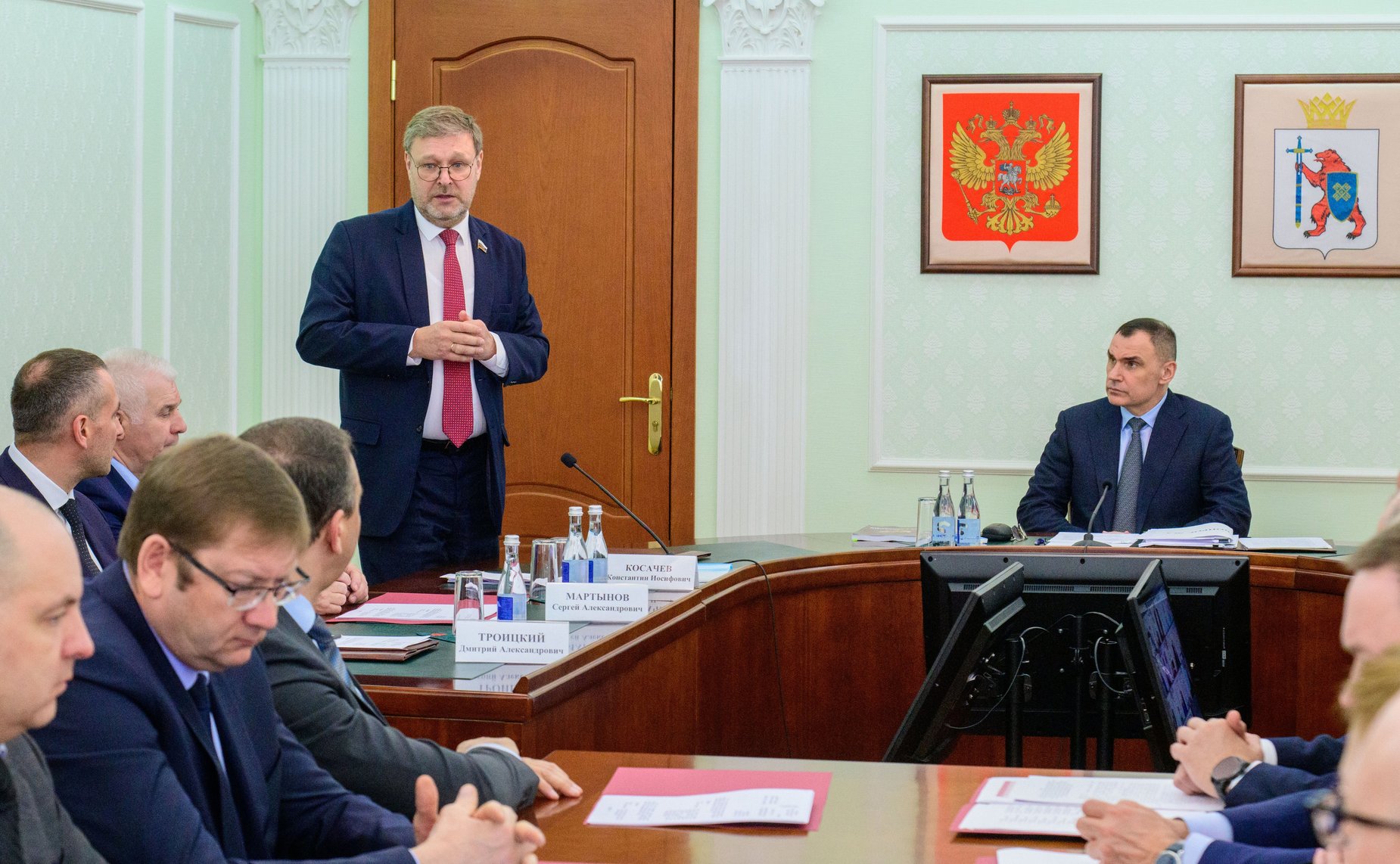 Константин Косачев выступил в Правительстве Республики Марий Эл с отчетом о деятельности сенатора за 2025 год