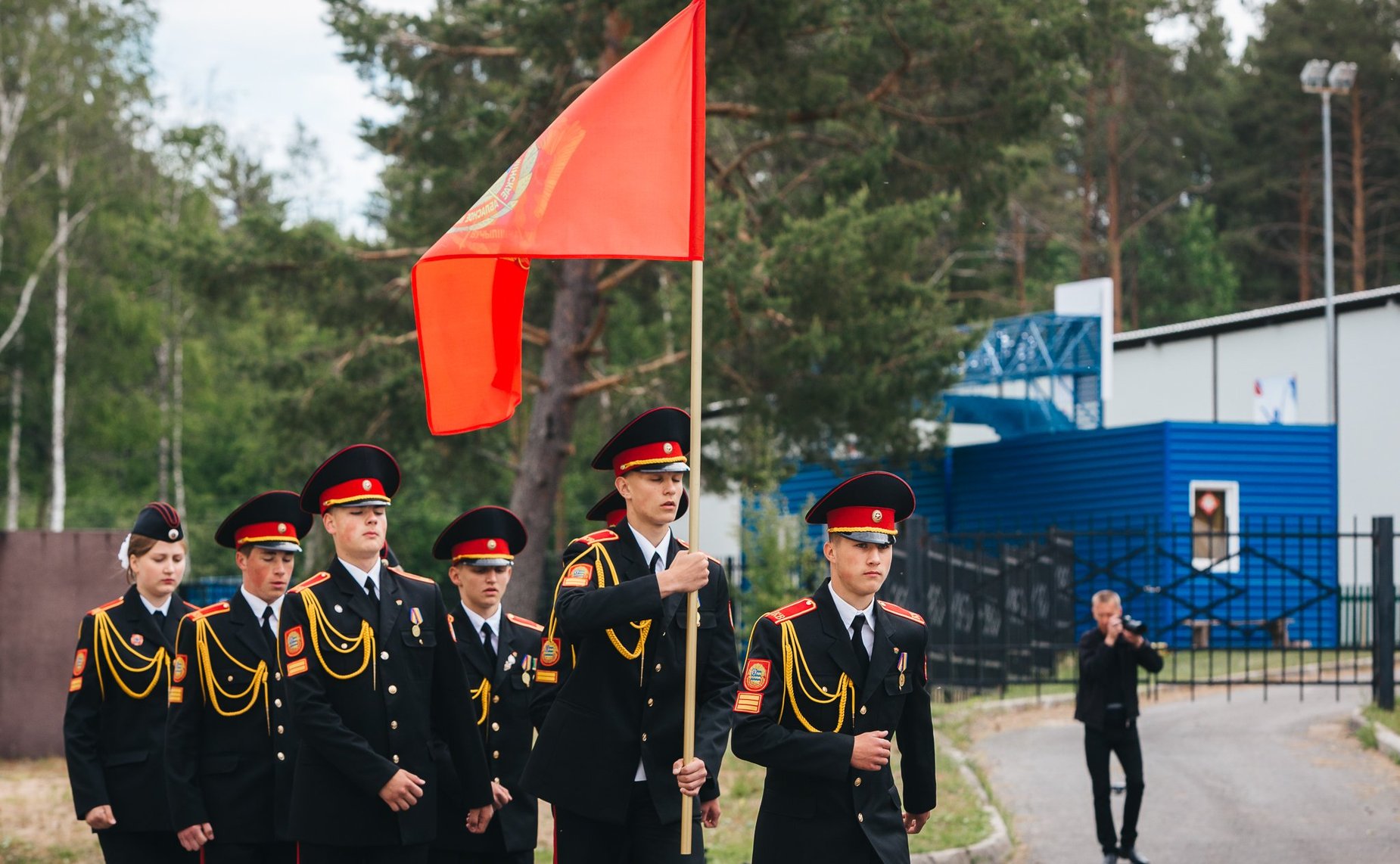 В Вологодской области на базе Образовательного центра – кадетской школы «Корабелы Прионежья» торжественно открылась каникулярная профориентационная школа «За безопасность!»