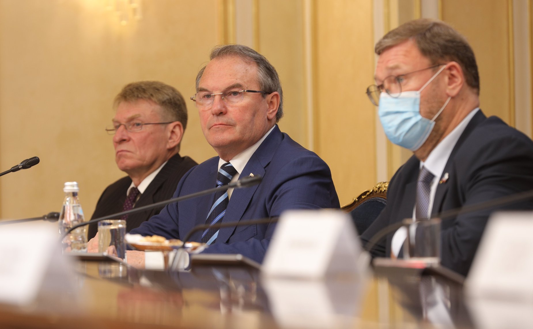 Встреча Председателя Совета Федерации Валентины Матвиенко с Председателем Национального совета провинций Парламента Южно-Африканской Республики Амосом Масондо