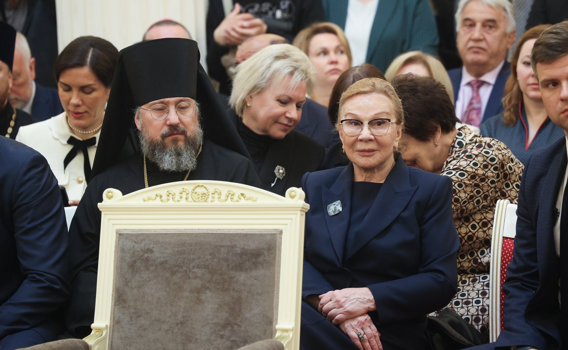 Церемония вручения знаков отличия «Почетный гражданин Санкт-Петербурга» в Мариинском дворце