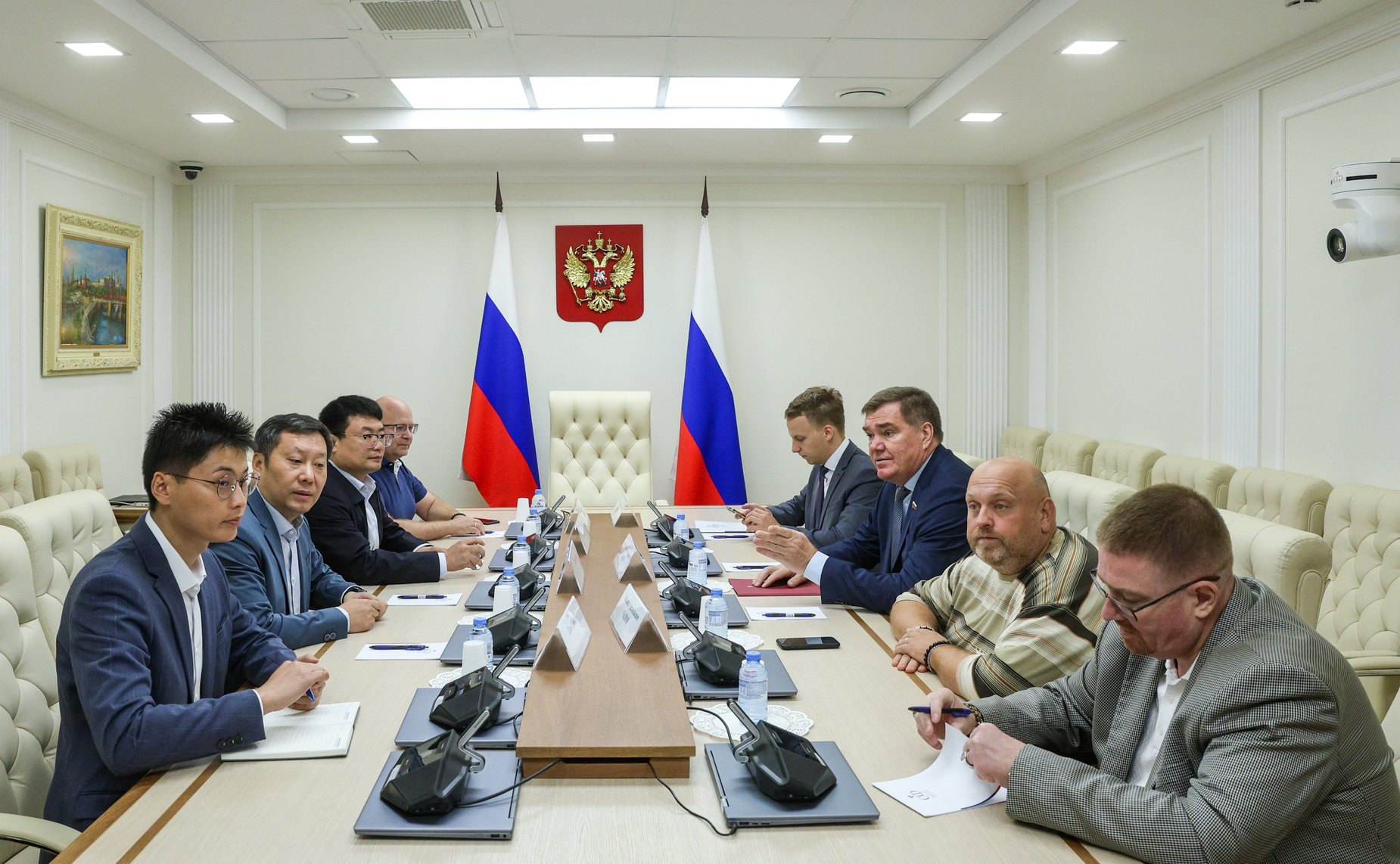 Александр Савин провел встречу с представителями бизнес-сообщества России и Китайской Народной Республики