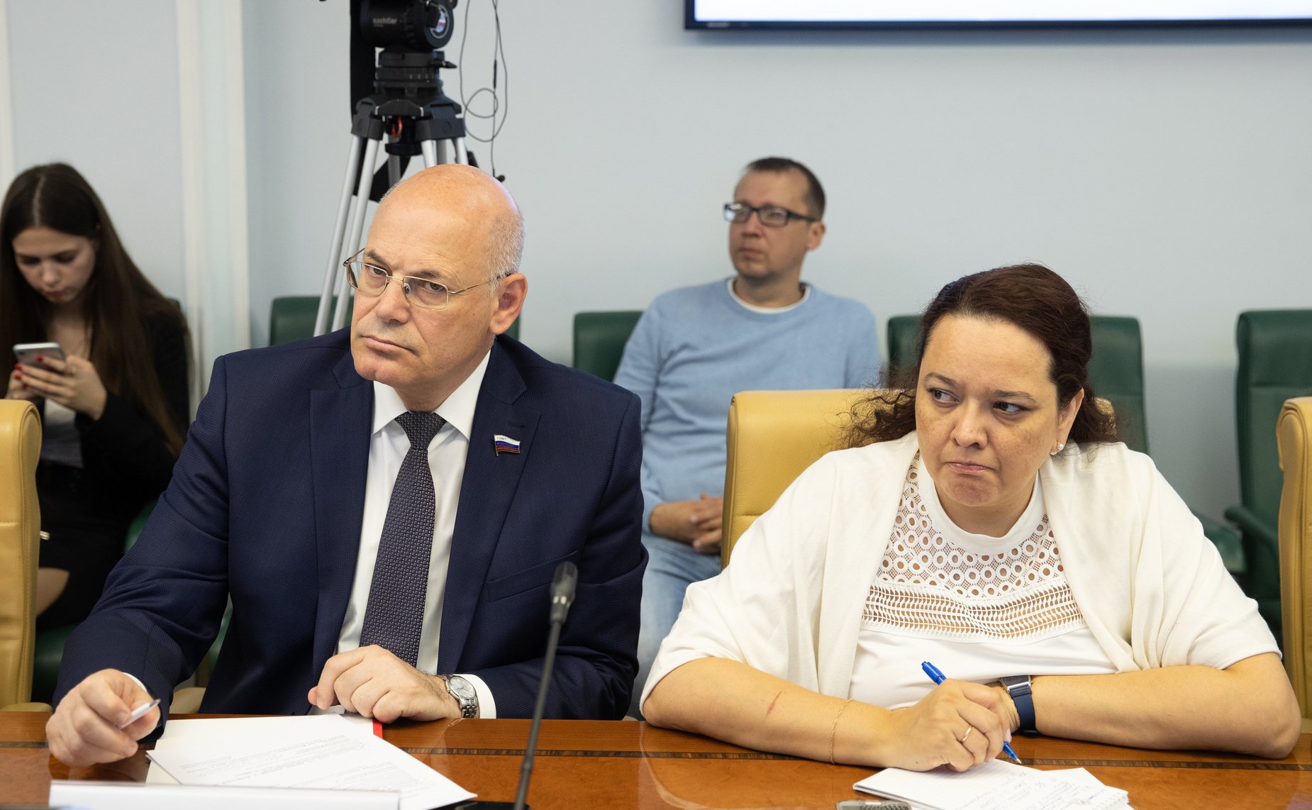 Владимир Круглый и Анна Отке