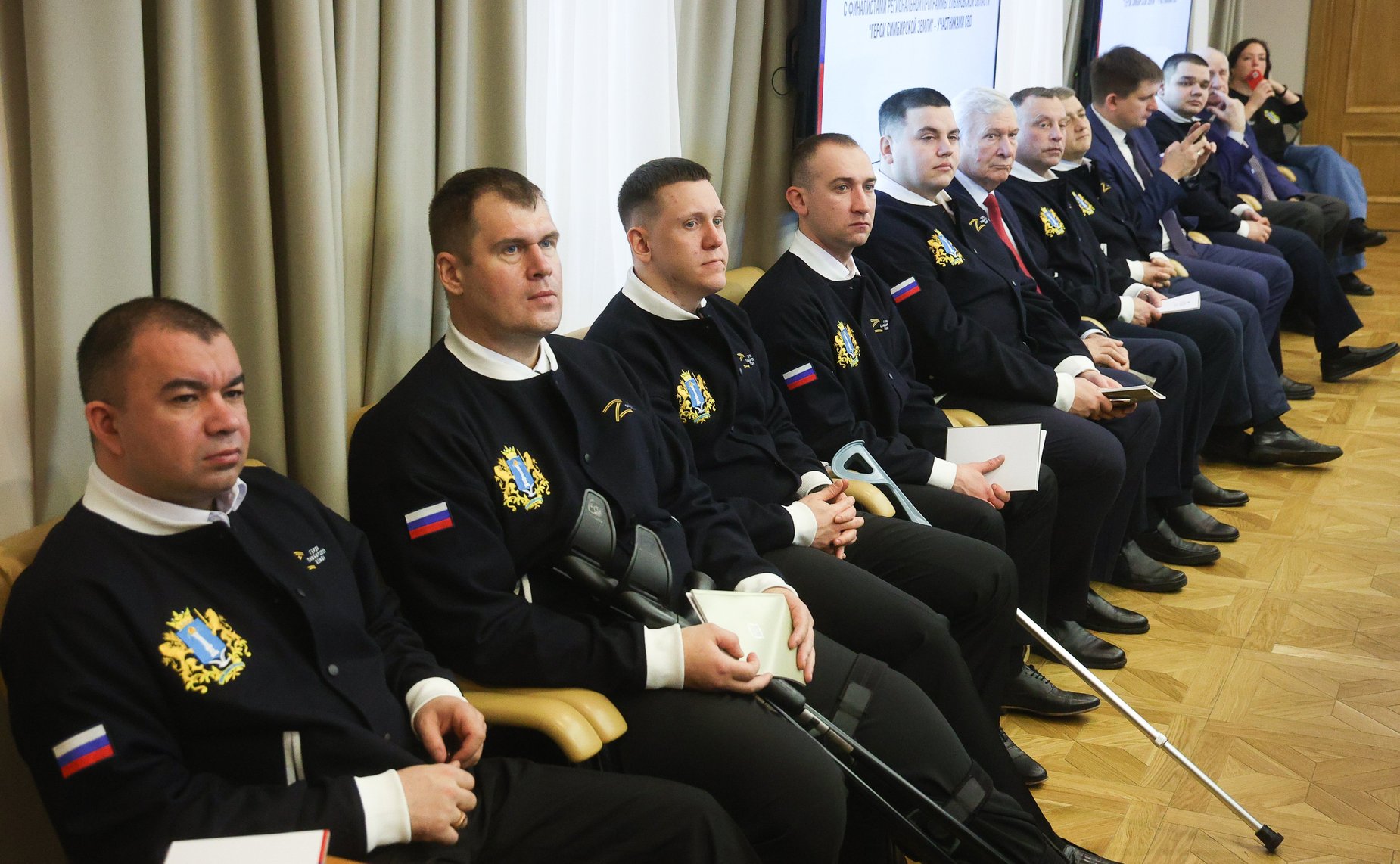 Встреча сенаторов Сергея Рябухина и Алексея Кондратьева с участниками программы «Герои Симбирской земли»