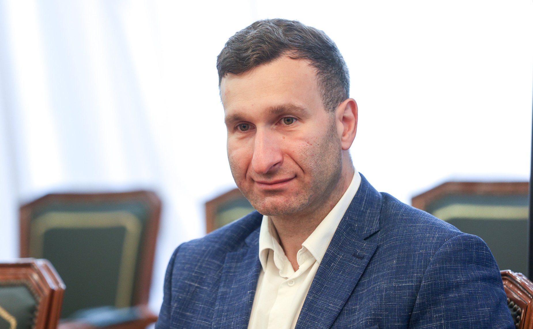 Встреча заместителя Председателя Совета Федерации Константина Косачева с генеральным секретарем Международного движения русофилов