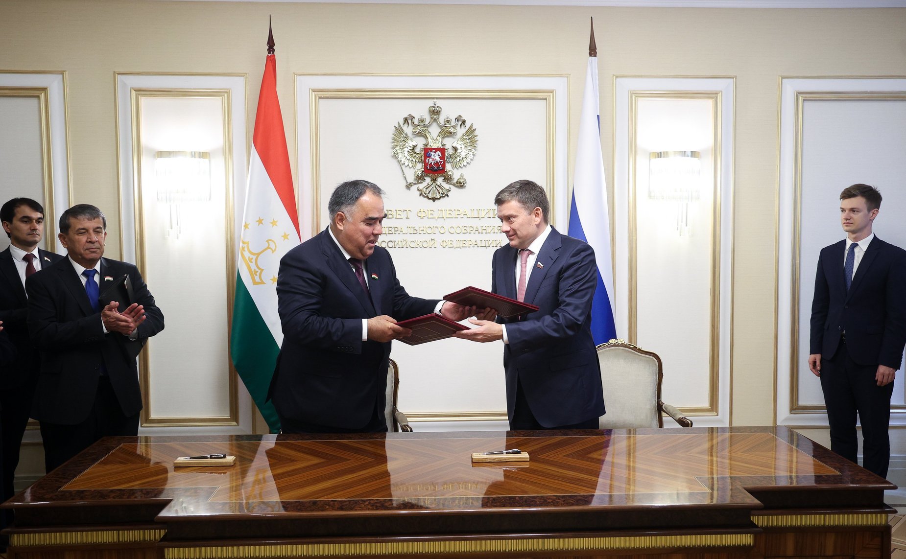 14-е заседание Комиссии по сотрудничеству Совета Федерации Федерального Собрания Российской Федерации и Маджлиси милли Маджлиси Оли Республики Таджикистан