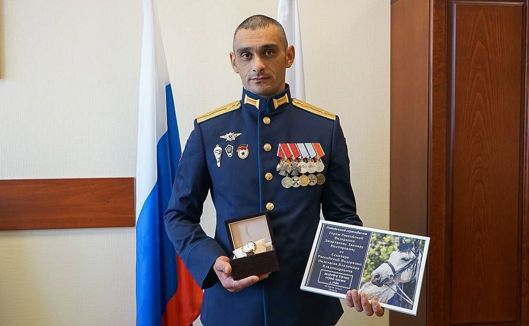 Владимир Полетаев встретился в Совете Федерации с Героем России из Республики Алтай