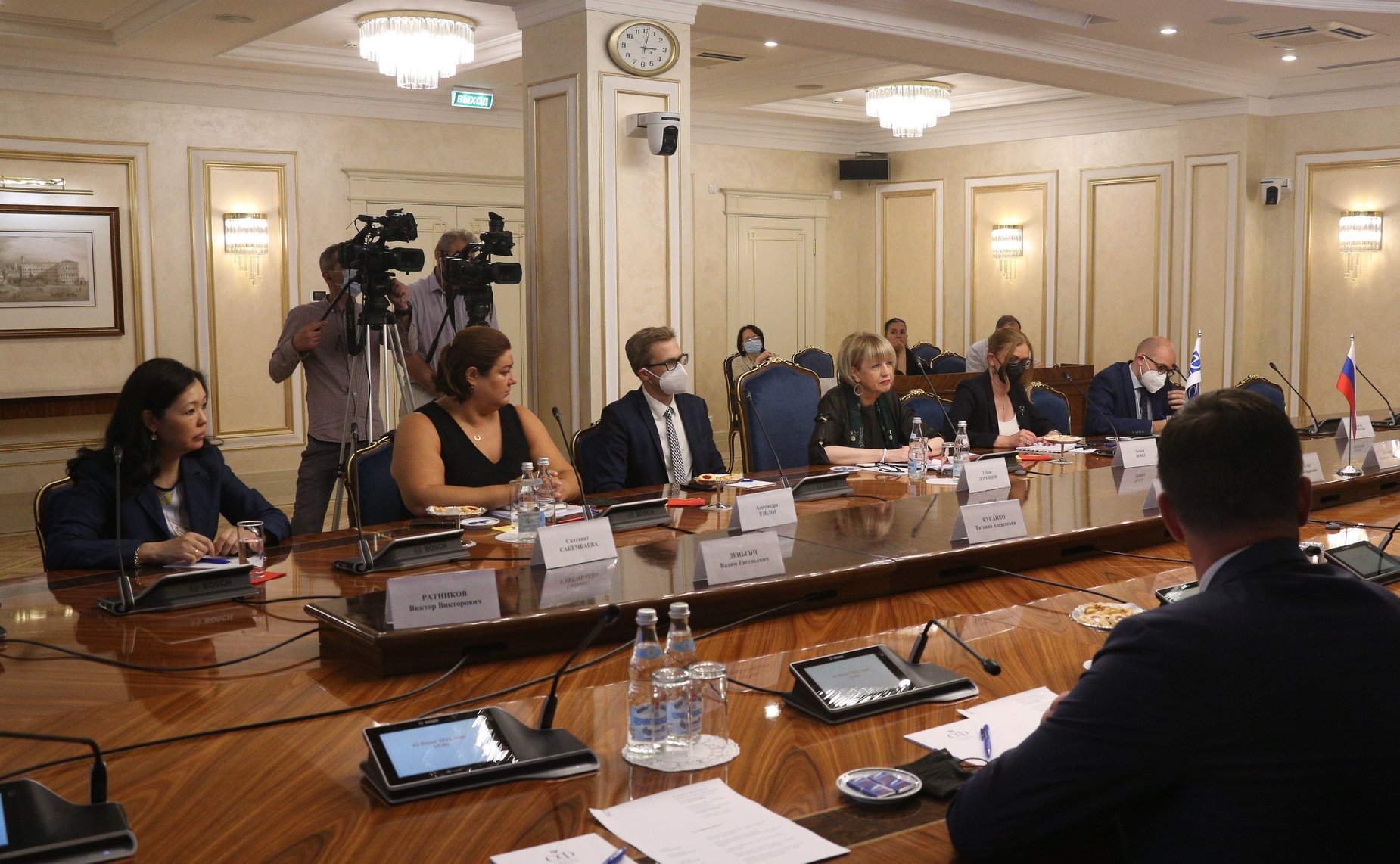 Григорий Карасин провел встречу с Генеральным секретарем Организации по безопасности и сотрудничеству в Европе