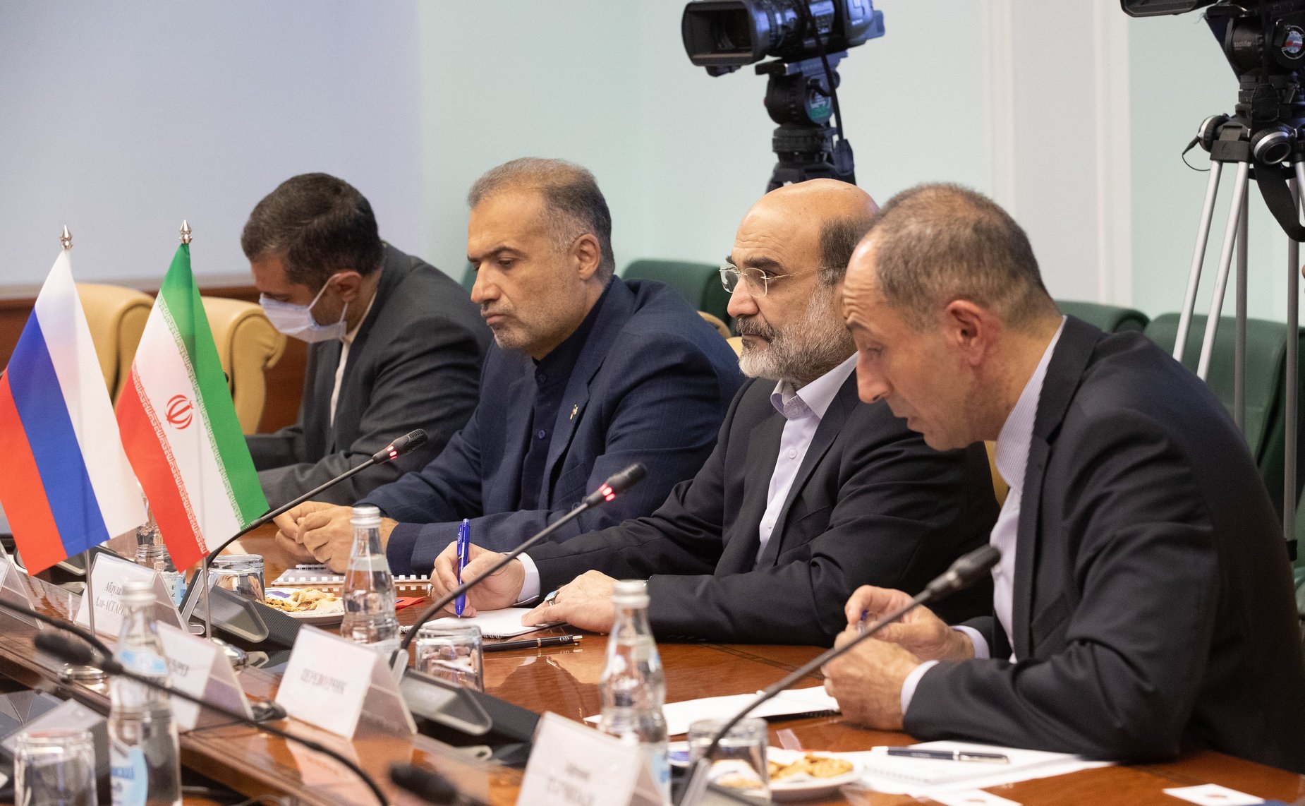 Встреча заместителя Председателя Совета Федерации Константина Косачева с руководителем Гостелерадио Исламской Республики Иран Абдулали Али-Асгари