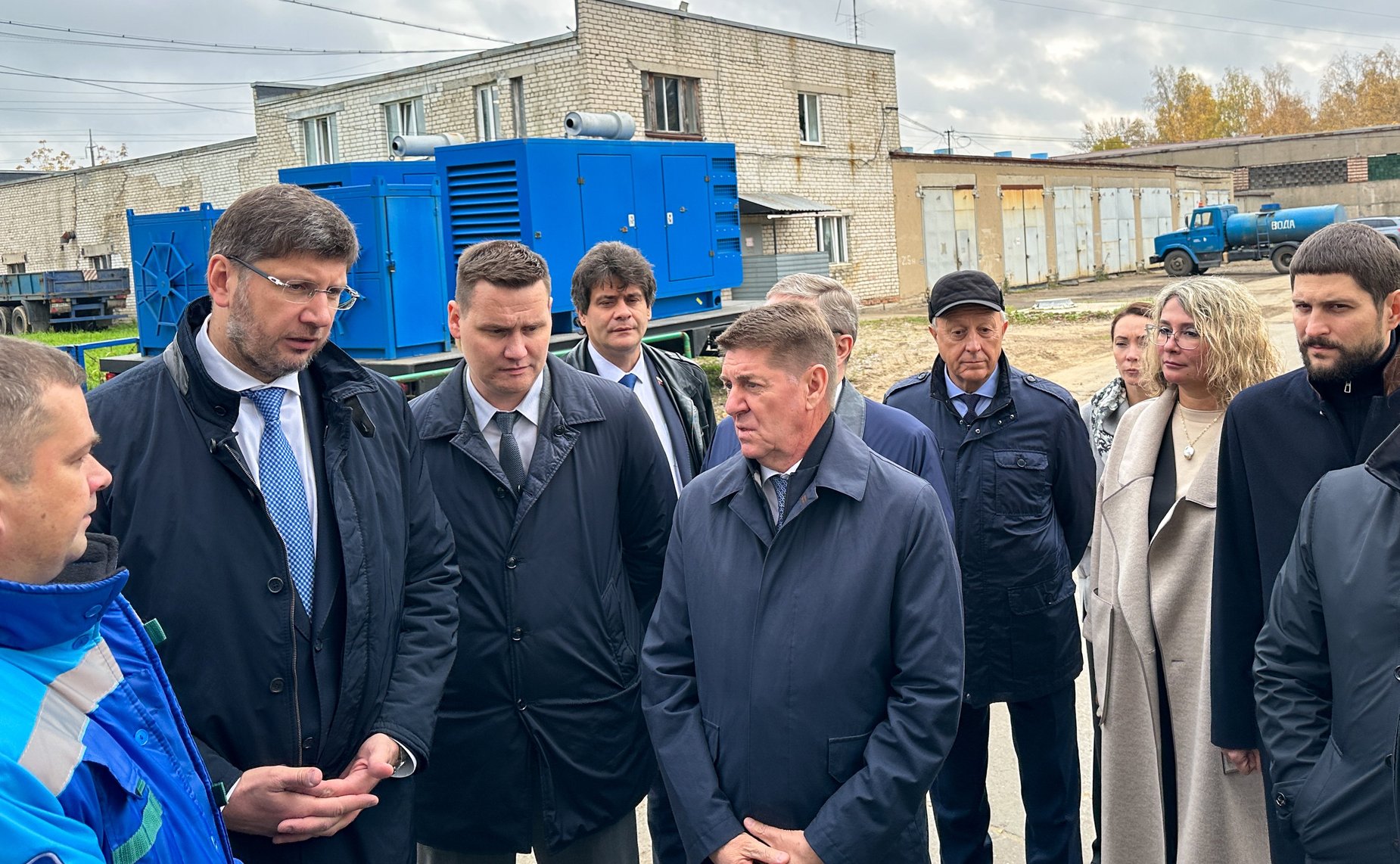 Сенаторы осмотрели городские канализационные очистные сооружения