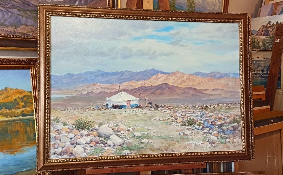 Татьяна Гигель в ходе рабочей командировки по региону посетила Союз художников Республики Алтай