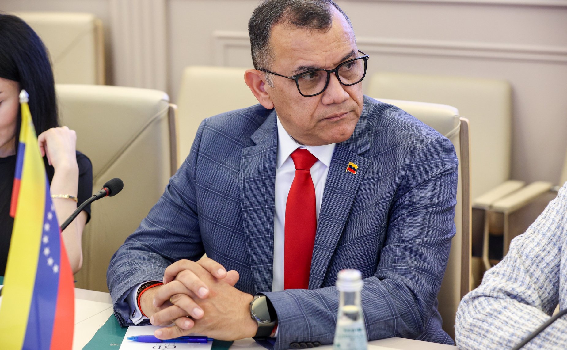 Встреча первого заместителя председателя Комитета СФ по социальной политике Александра Варфоломеева с молодыми парламентариями Боливарианской Республики Венесуэлла при участии членов Палаты молодых законодателей при Совете Федерации