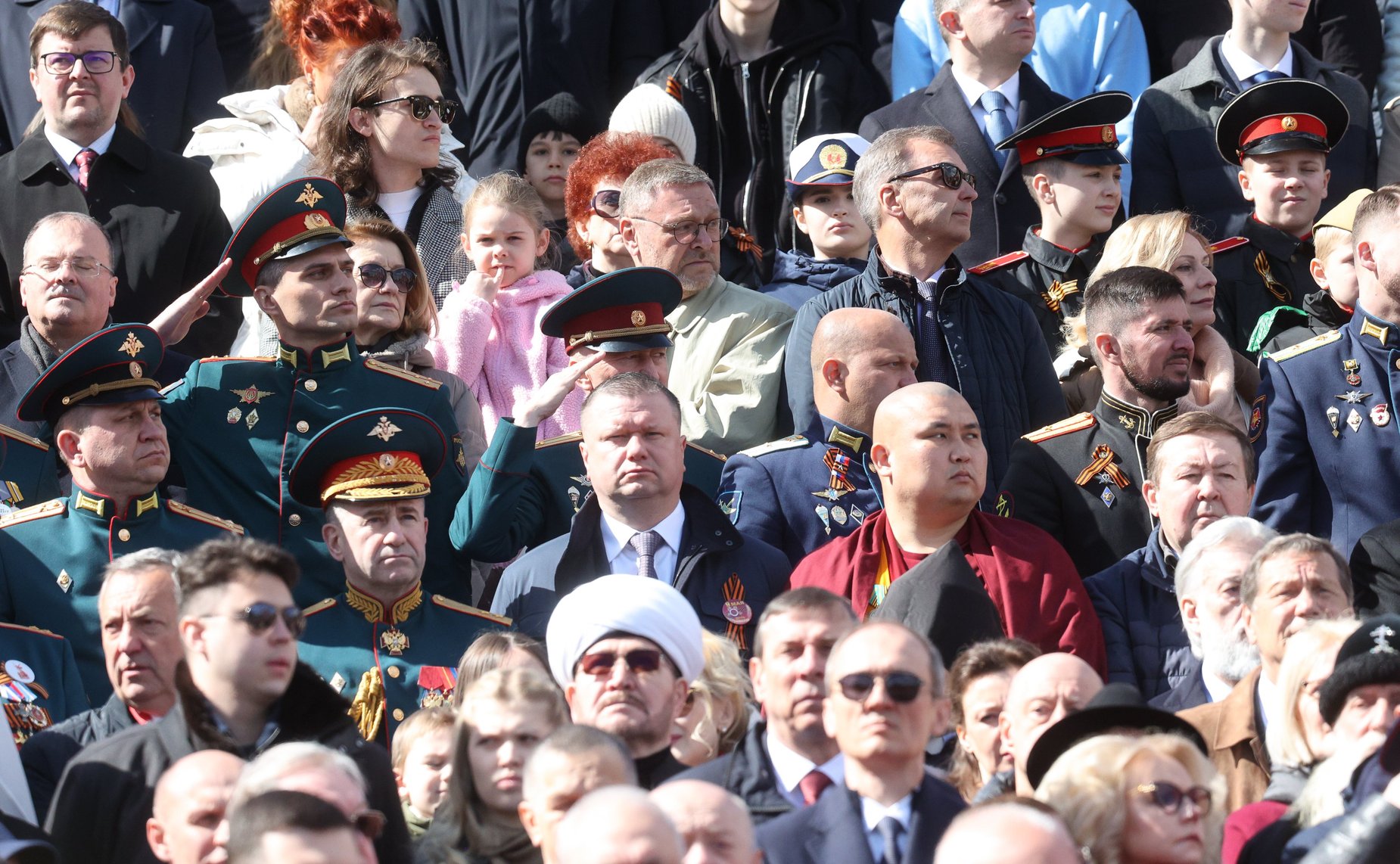 Председатель Совета Федерации Валентина Матвиенко присутствовала на военном параде в ознаменование 80-й годовщины Великой Победы