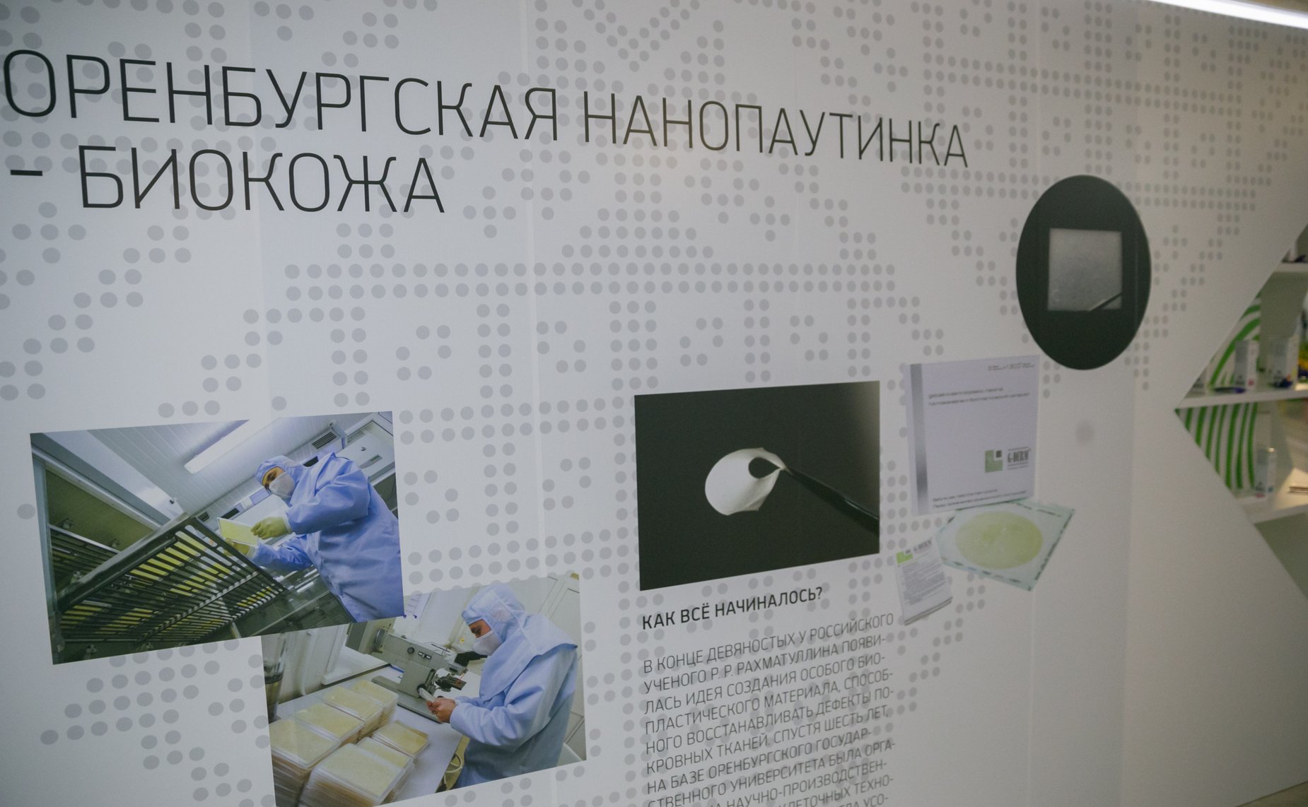 Зкспозиция в Совете Федерации, посвященная достижениям и перспективам развития Оренбургской области