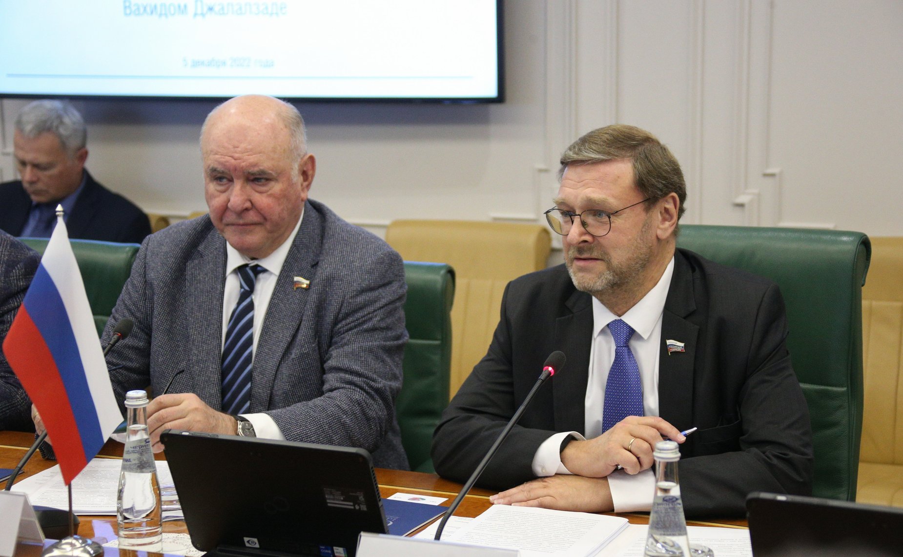 Встреча заместителя Председателя Совета Федерации Константина Косачева с председателем Комиссии по национальной безопасности и внешней политике Собрания Исламского Совета Исламской Республики Иран