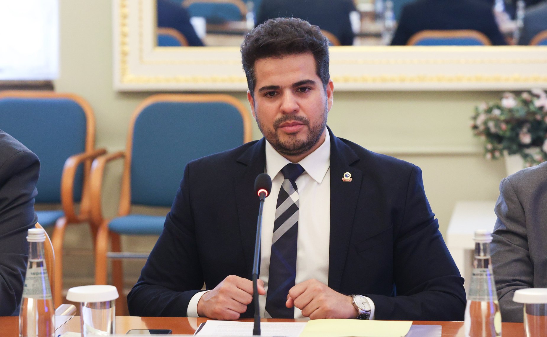 Григорий Карасин и заместитель Председателя ПАРЛАТИНО, депутат парламента Парагвая Карлос Нуньес Салинас обменялись мнениями о перспективах сотрудничества
