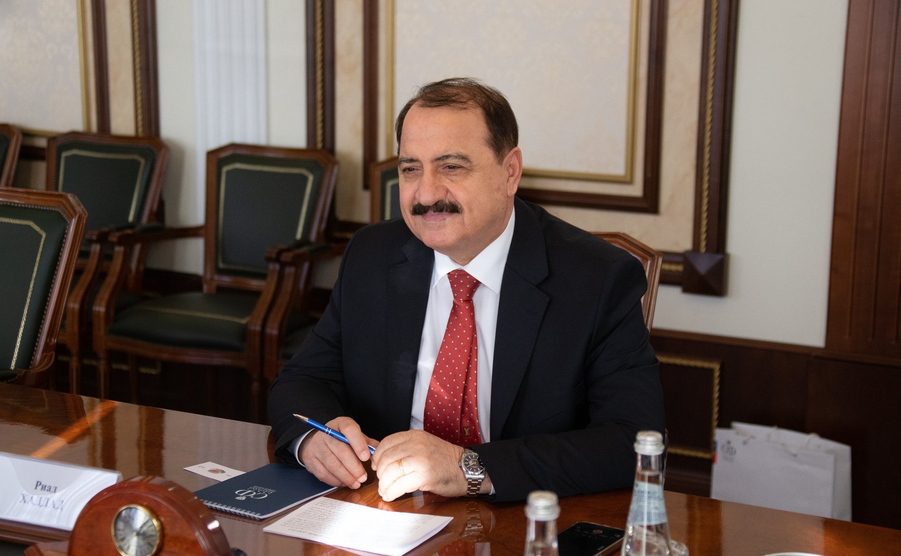 Встреча сенаторов с Чрезвычайным и Полномочным Послом Сирийской Арабской Республики в РФ