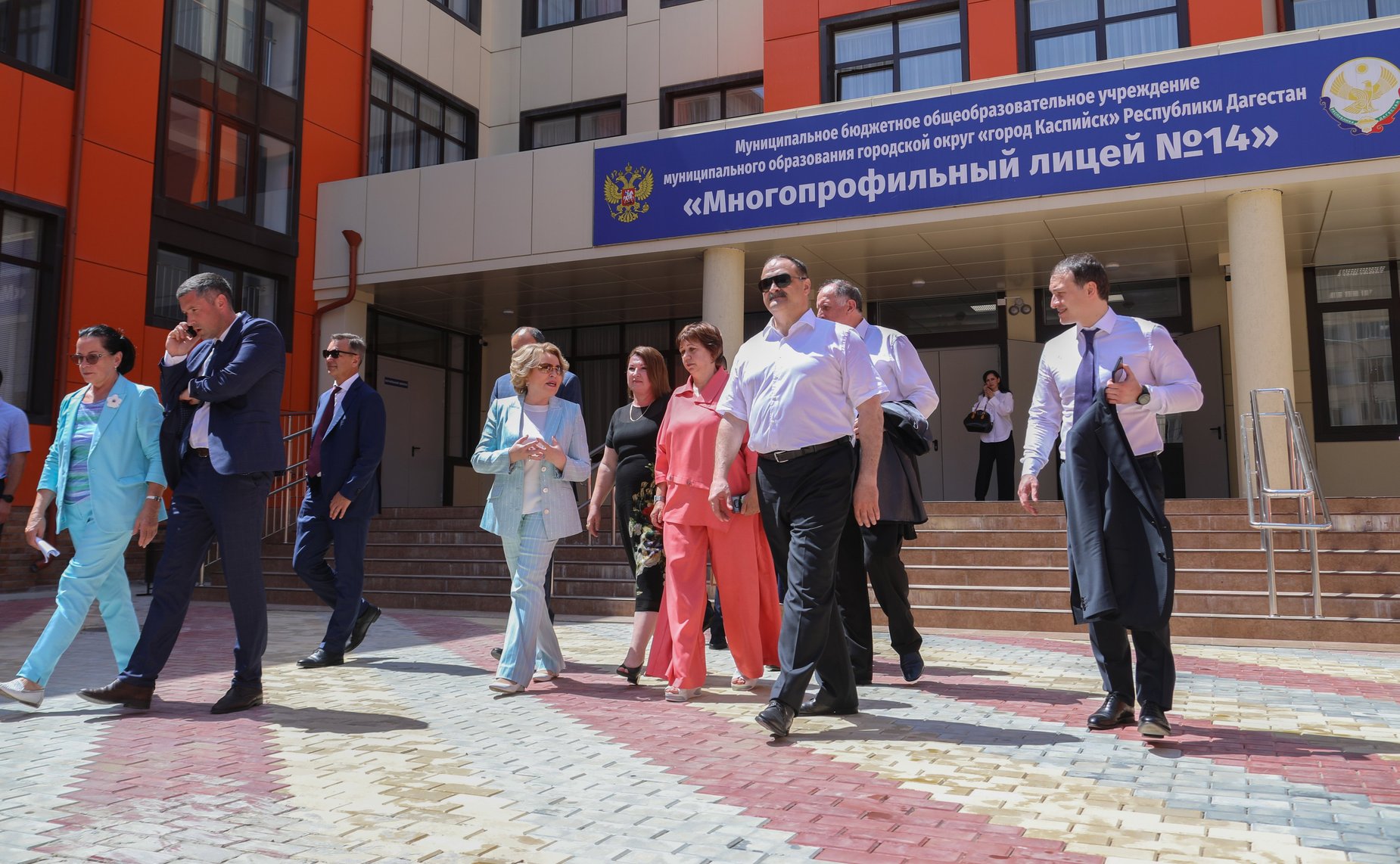 Председатель Совета Федерации Валентина Матвиенко посетила и осмотрела детский сад в Каспийске