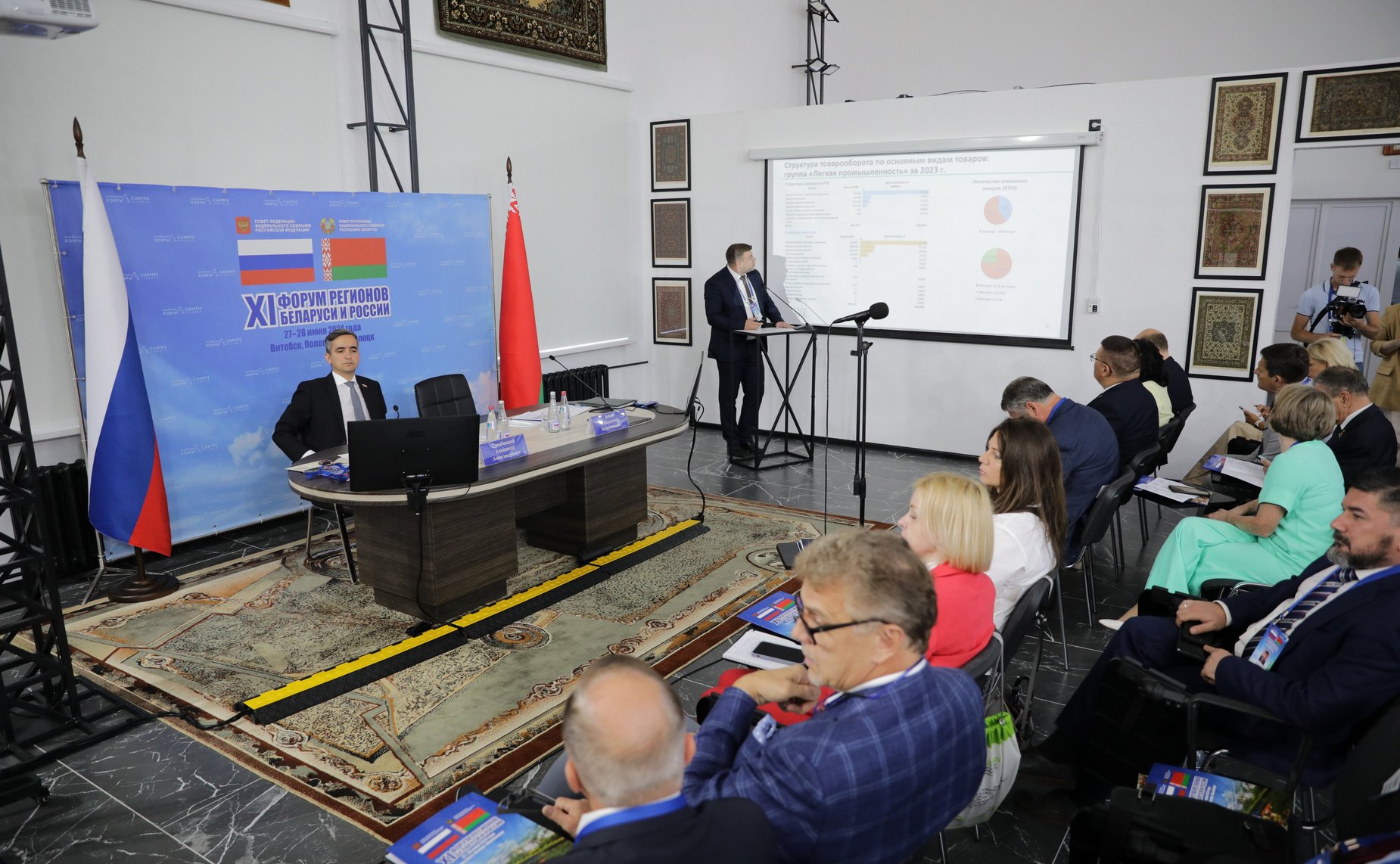 ХI Форум регионов Беларуси и России. Секция 8 «Сотрудничество Беларуси и России в сфере легкой промышленности: от идей — до инноваций»