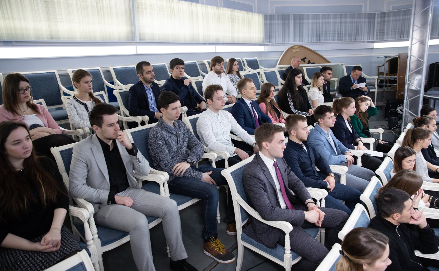 Встреча Н. Федорова со студентами Высшей школы государственного аудита МГУ имени М.В. Ломоносова