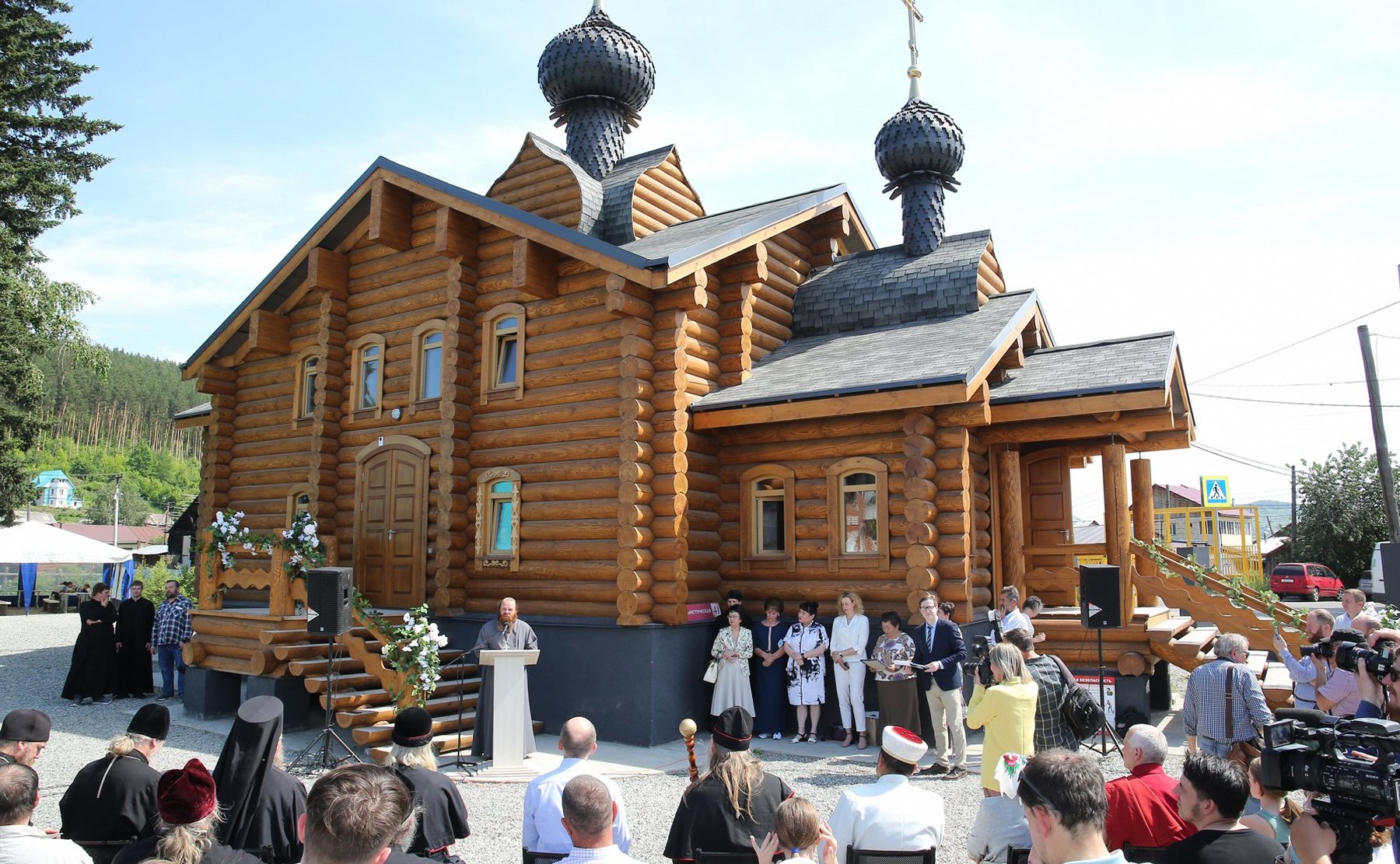 Татьяна Гигель приняла участие в открытии храма Русской Православной Старообрядческой Церкви в Горно-Алтайске