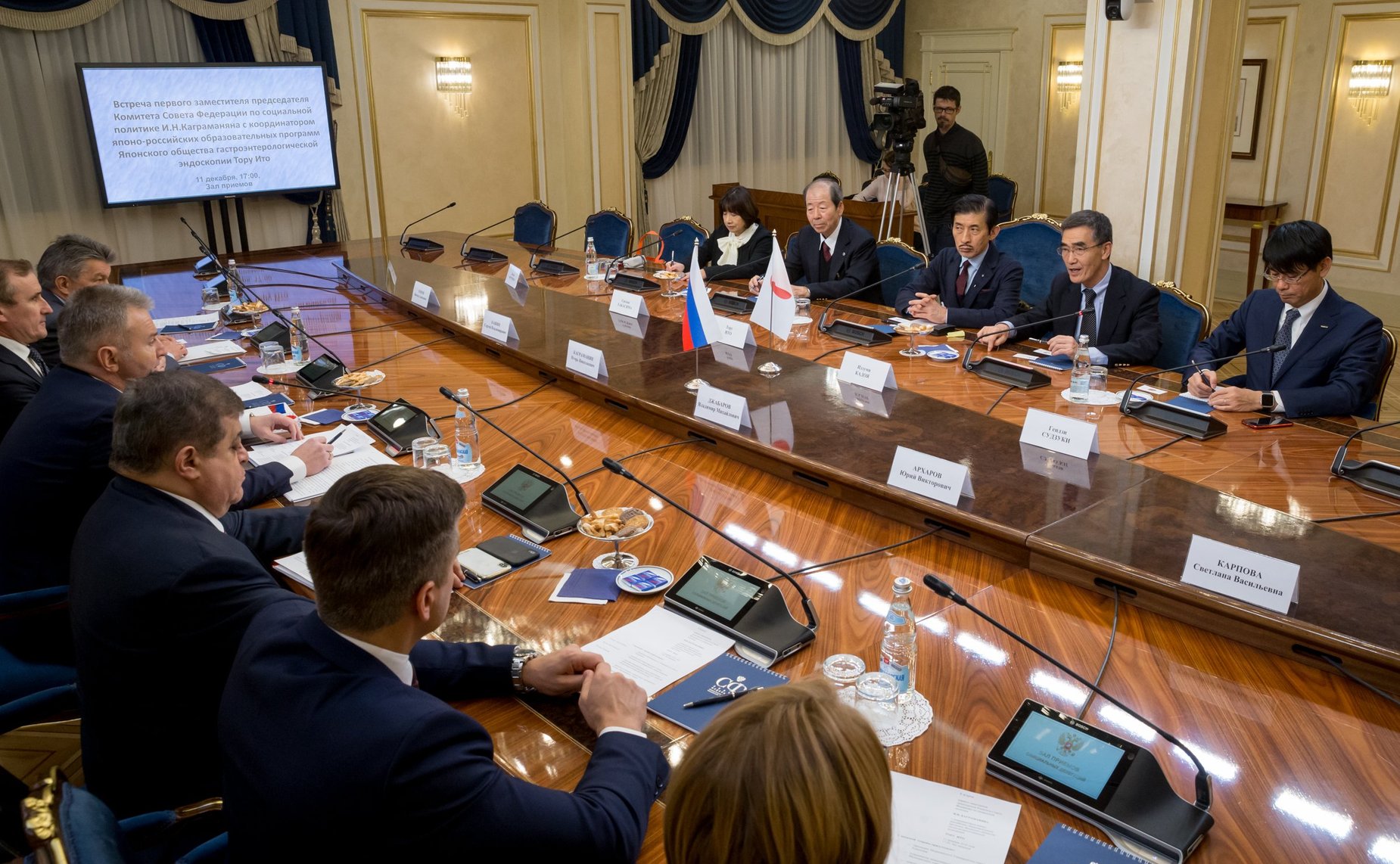 Встреча Игоря Каграманяна с координатором японо-российских образовательных программ Японского общества гастроэнтерологической эндоскопии Тору Ито