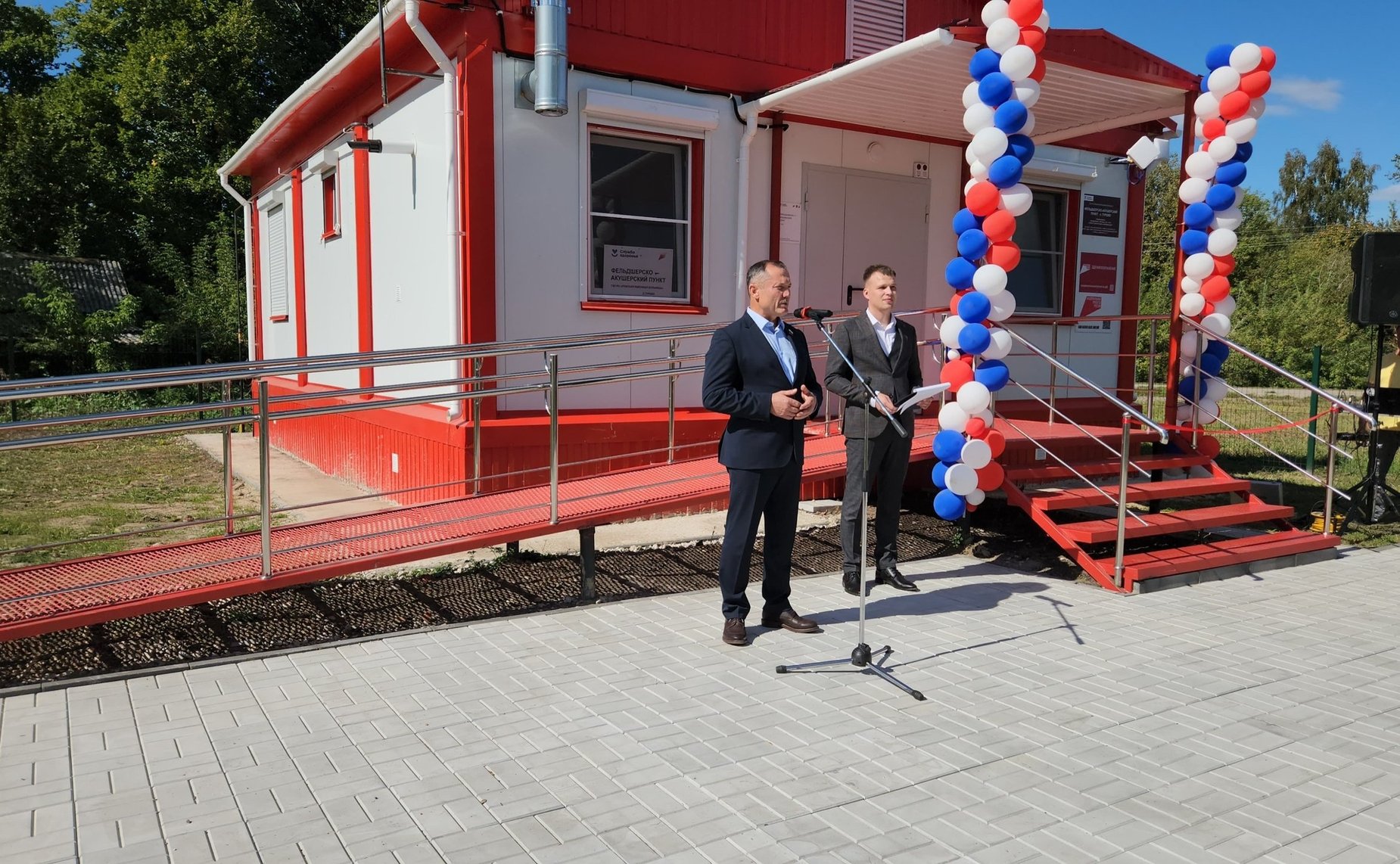 Игорь Мурог принял участие в торжественном открытии нового фельдшерско-акушерского пункта в селе Турово Ряжского округа