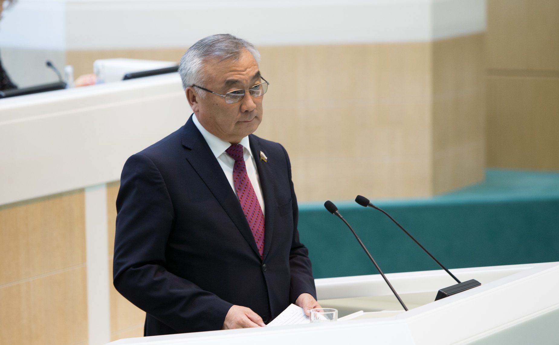 Жамсуев 383-е заседание Совета Федерации