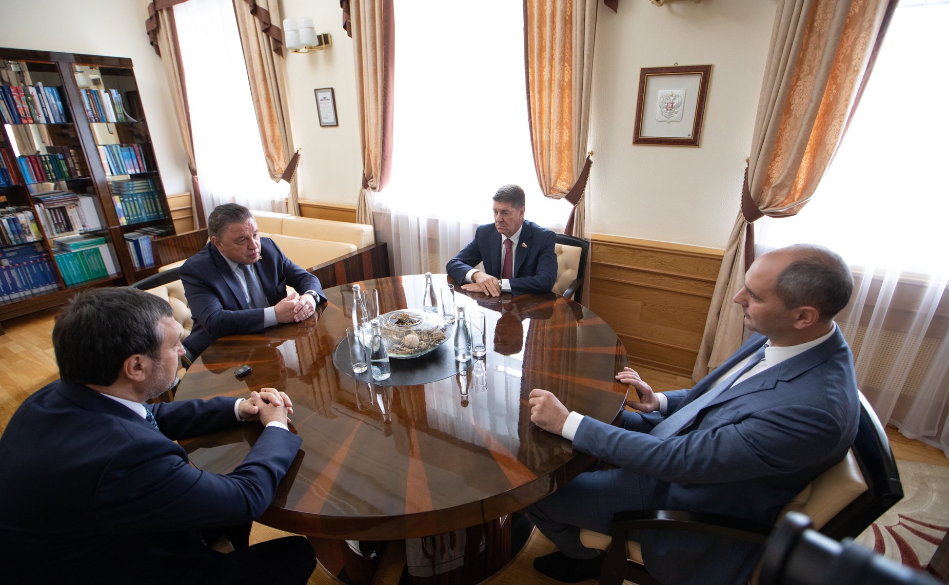 Встреча сенаторов с губернатором Оренбургской области Денисом Паслером