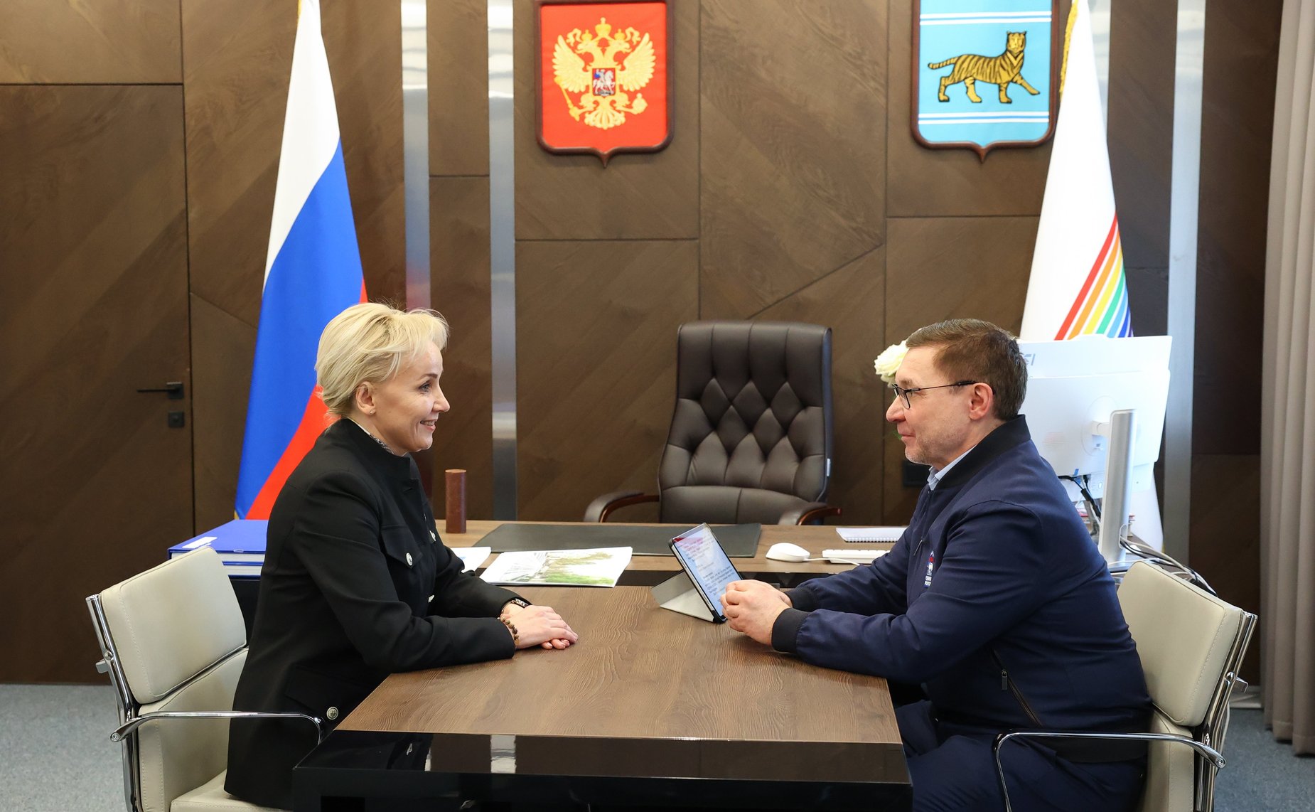 Рабочая поездка Первого заместителя Председателя Совета Федерации Владимира Якушева в Еврейскую автономную область