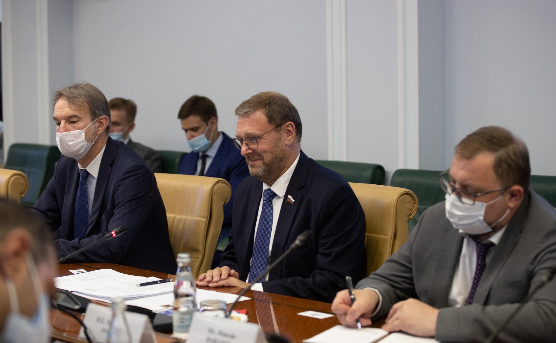 Встреча заместителя Председателя Совета Федерации Константина Косачева с руководителем Гостелерадио Исламской Республики Иран Абдулали Али-Асгари