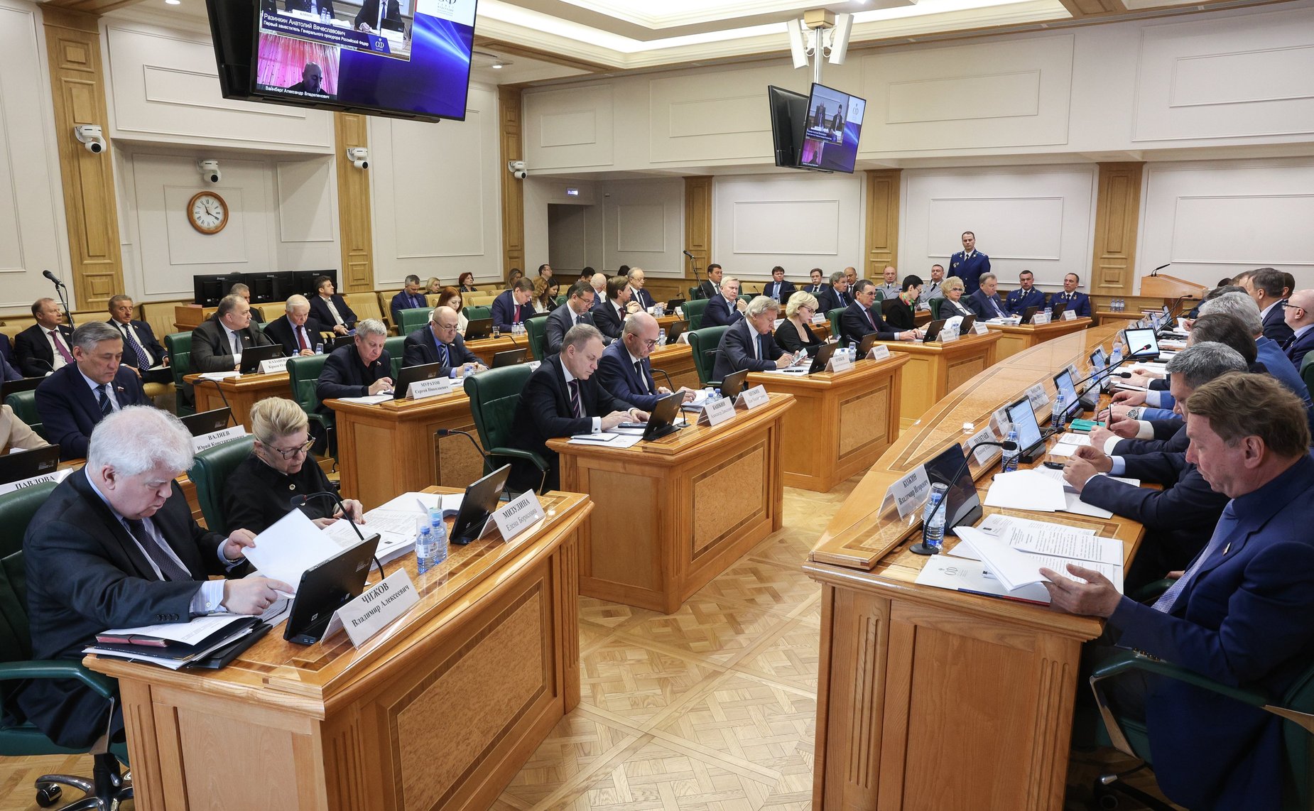 Совместное Заседание Комитета СФ по конституционному законодательству и государственному строительству, Комитета СФ по обороне и безопасности и Комитета СФ по федеративному устройству, региональной политике, МСУ и делам Севера