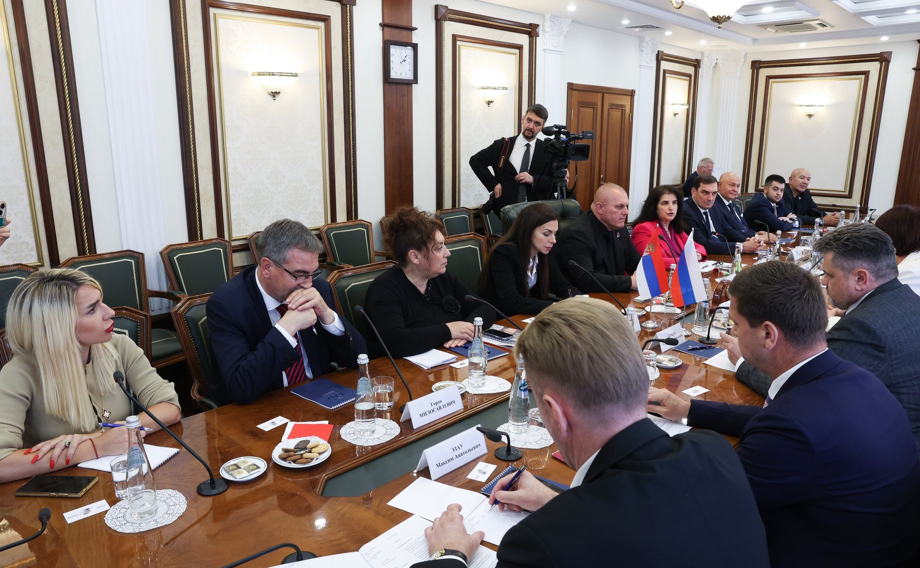 Встреча сенаторов с делегацией Народной скупщины Республики Сербии, членами фракции партии «Единая Сербия» и группы по сотрудничеству Народной скупщиной Республики Сербии с Советом Федерации