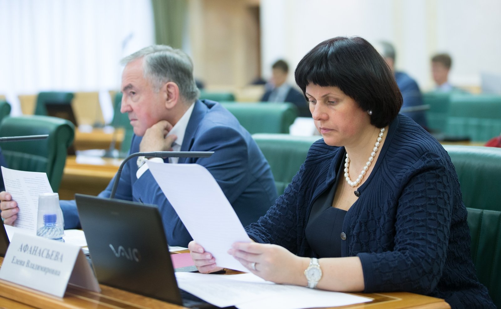 Ю. Бирюков и Е. Афанасьева