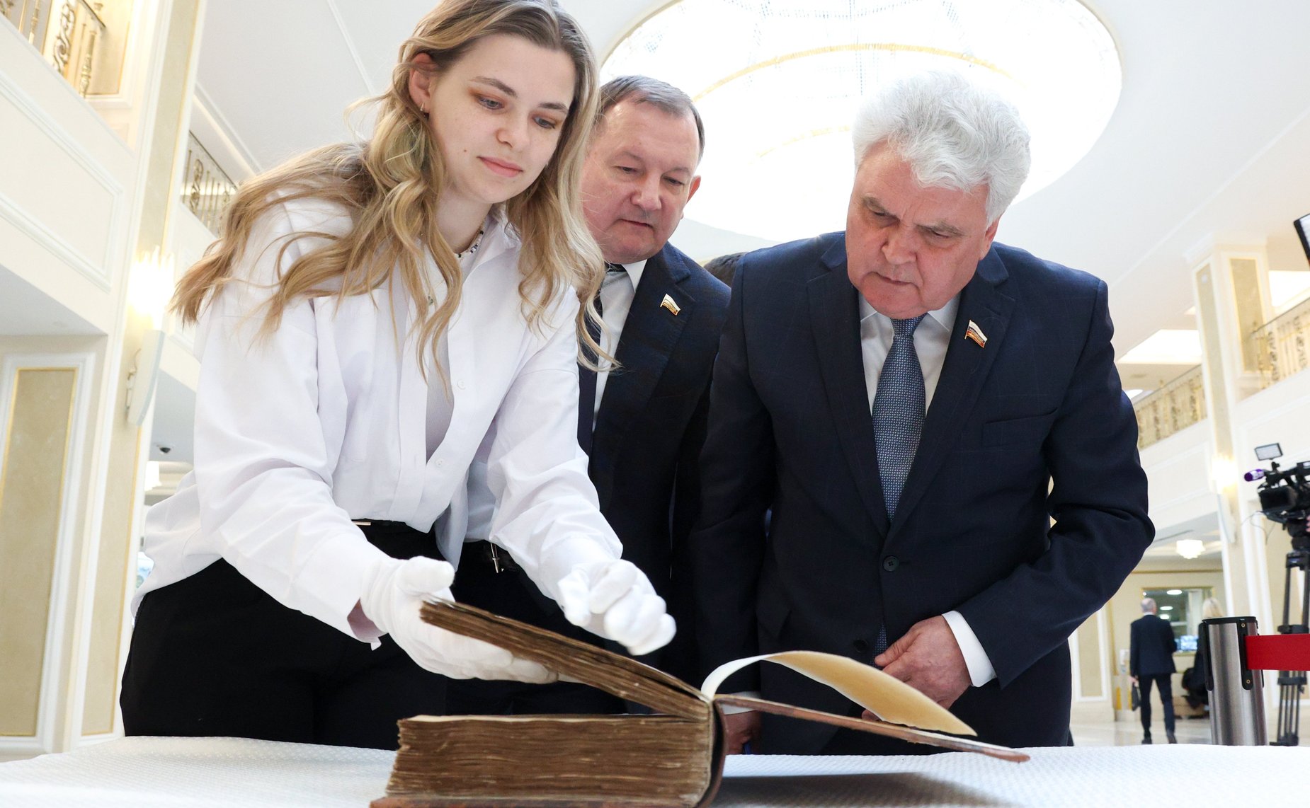 Церемония открытия выставки «От Вече до Правительствующего сената: предыстория российского парламентаризма»