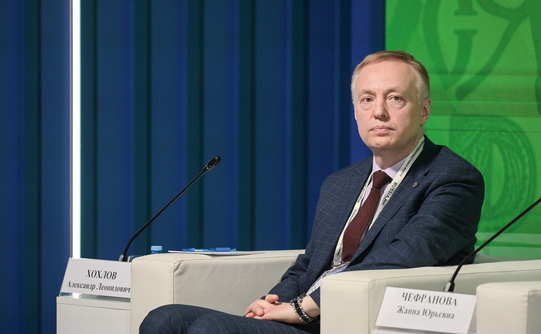 Дискуссионная площадка «Здравоохранение на селе: кадровое обеспечение» в рамках первого Всероссийского форума «Труженики села» (фото пресс-служба Международной выставки-форума „Россия“)