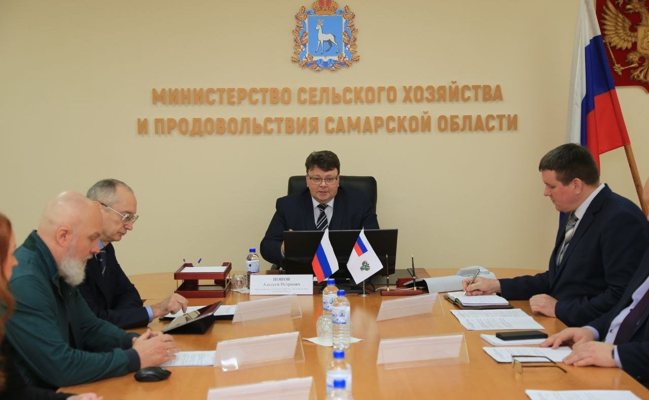 Андрей Кислов принял участие в рабочем совещании в министерстве сельского хозяйства и продовольствия Самарской области