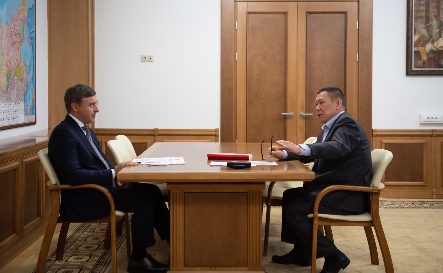 Встреча Григория Ледкова с Министром науки и высшего образования РФ Валерием Фальковым