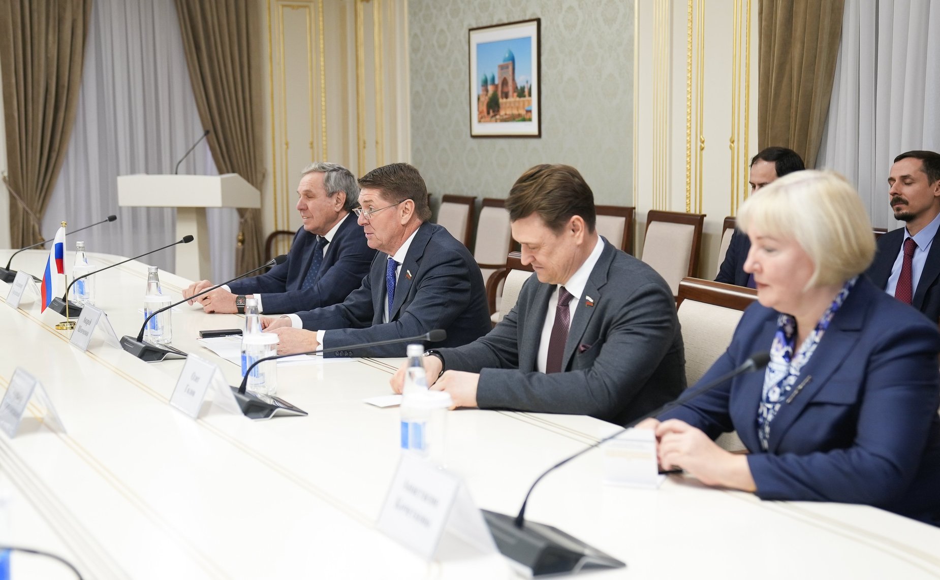 Состоялась беседа Андрея Шевченко с первым заместителем Председателя Сената Олий Мажлиса Республики Узбекистан Садыком Сафаевым