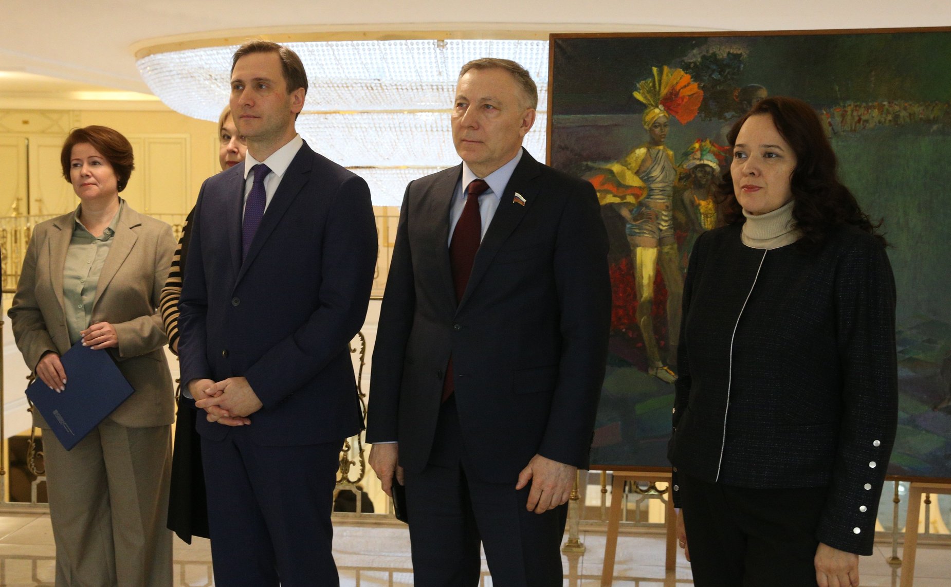 Открытие в Совете Федерации выставки «Российский Красный Крест. 155 лет на службе милосердия»