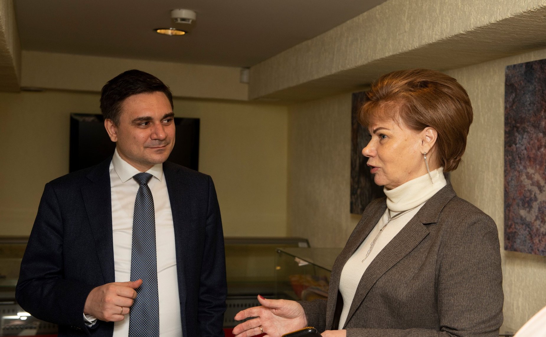 Татьяна Гигель встретилась с врио ректора Московского государственного университета технологий и управления имени К.Г.Разумовского