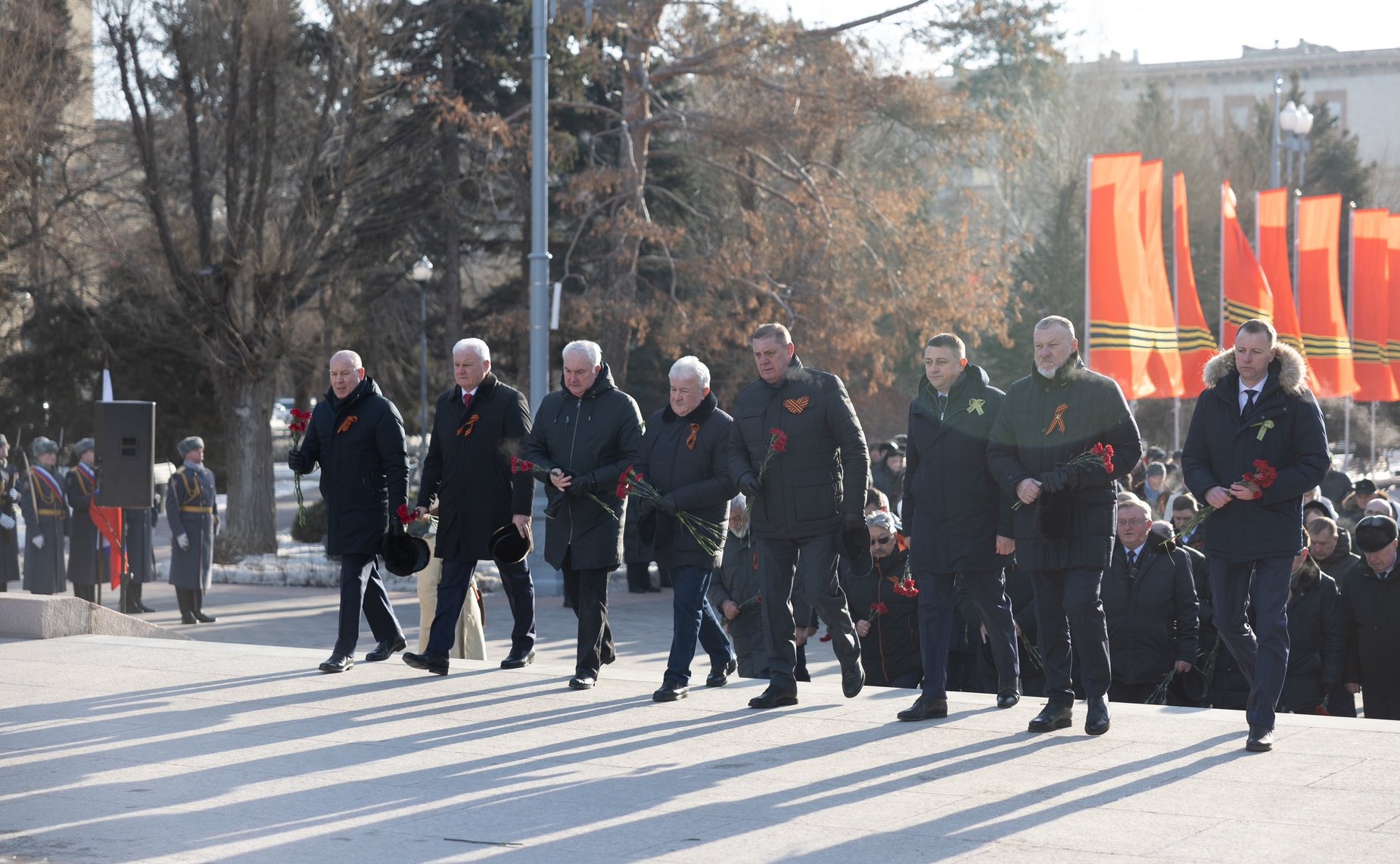 Сенаторы от Волгоградской области приняли участие в региональных мероприятиях, посвященных 83-й годовщине победы в Сталинградской битве