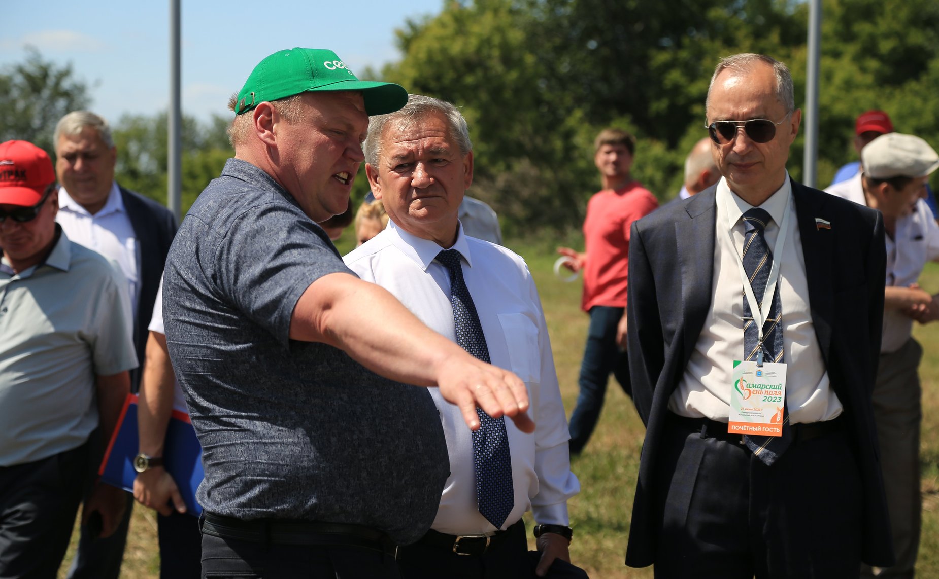 Андрей Кислов посетил выставку «Самарский День Поля»
