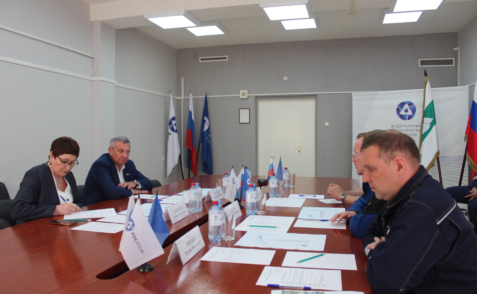 Елена Перминова и Сергей Муратов — в рамках работы в регионе побывали в производственно-техническом комплексе «Щучье»