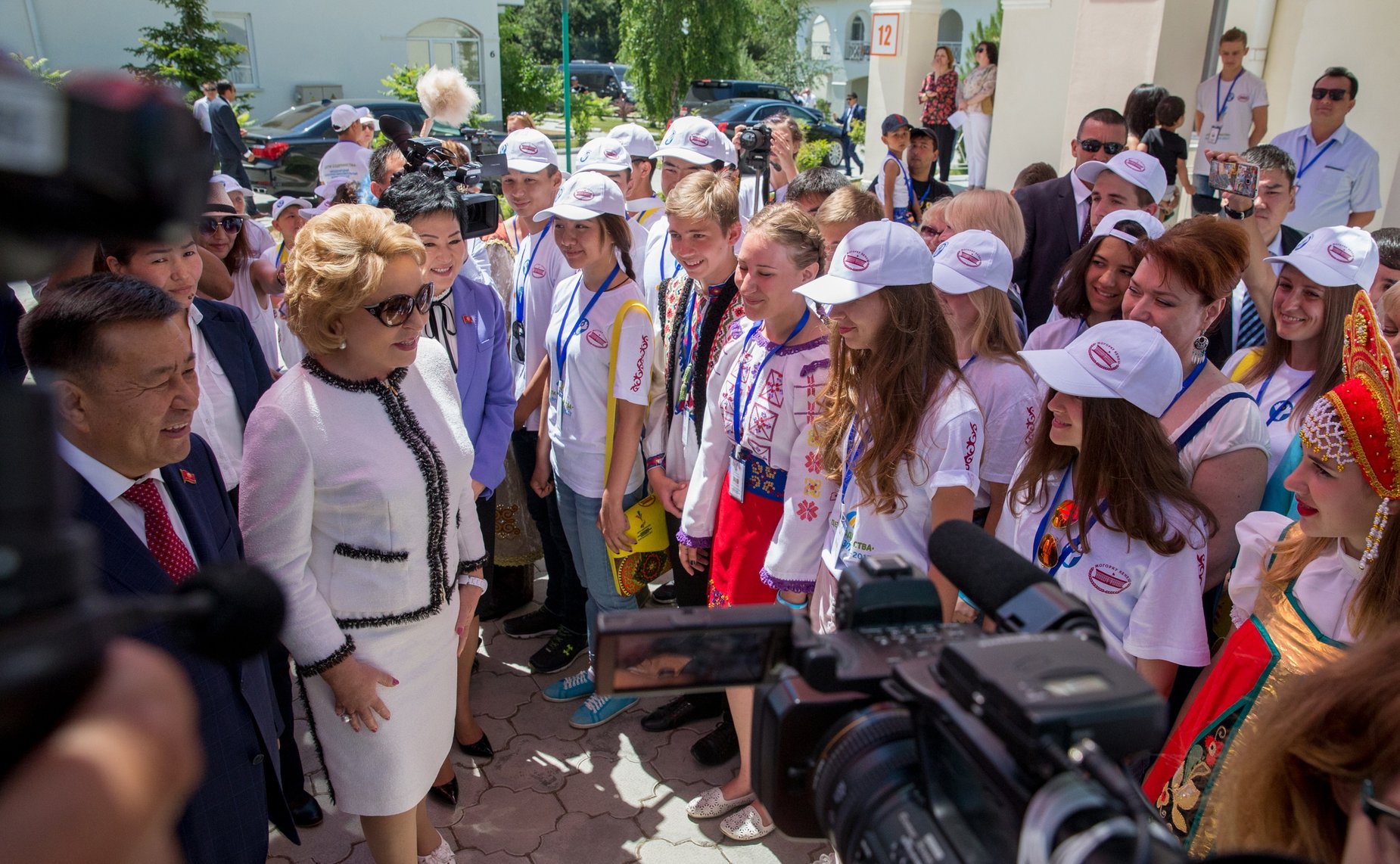 Ознакомление с лагерем Международного культурно-образовательного форума стран СНГ «Дети Содружества»