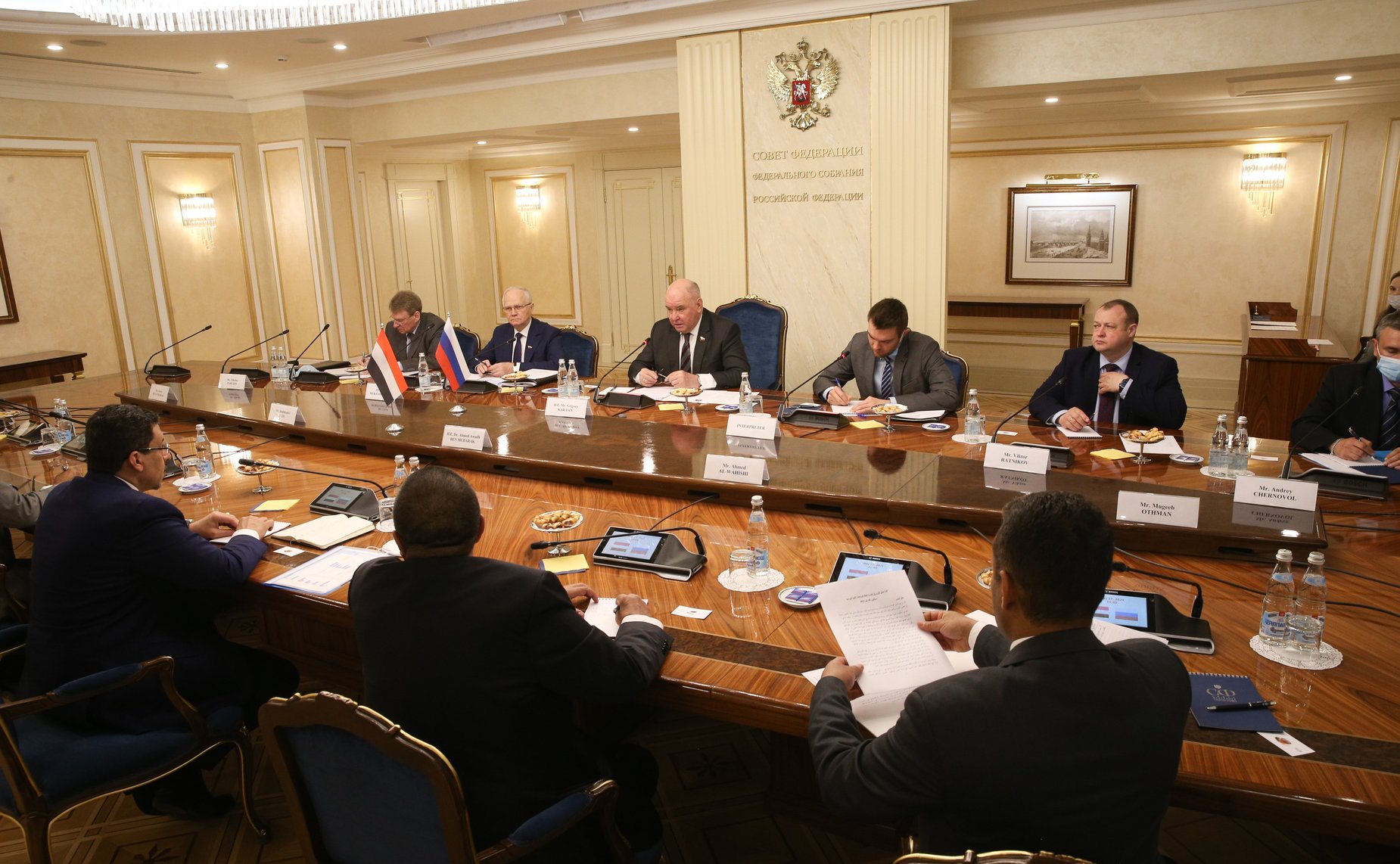 Григорий Карасин встретился с Министром иностранных дел и по делам соотечественников за рубежом Йеменской Республики