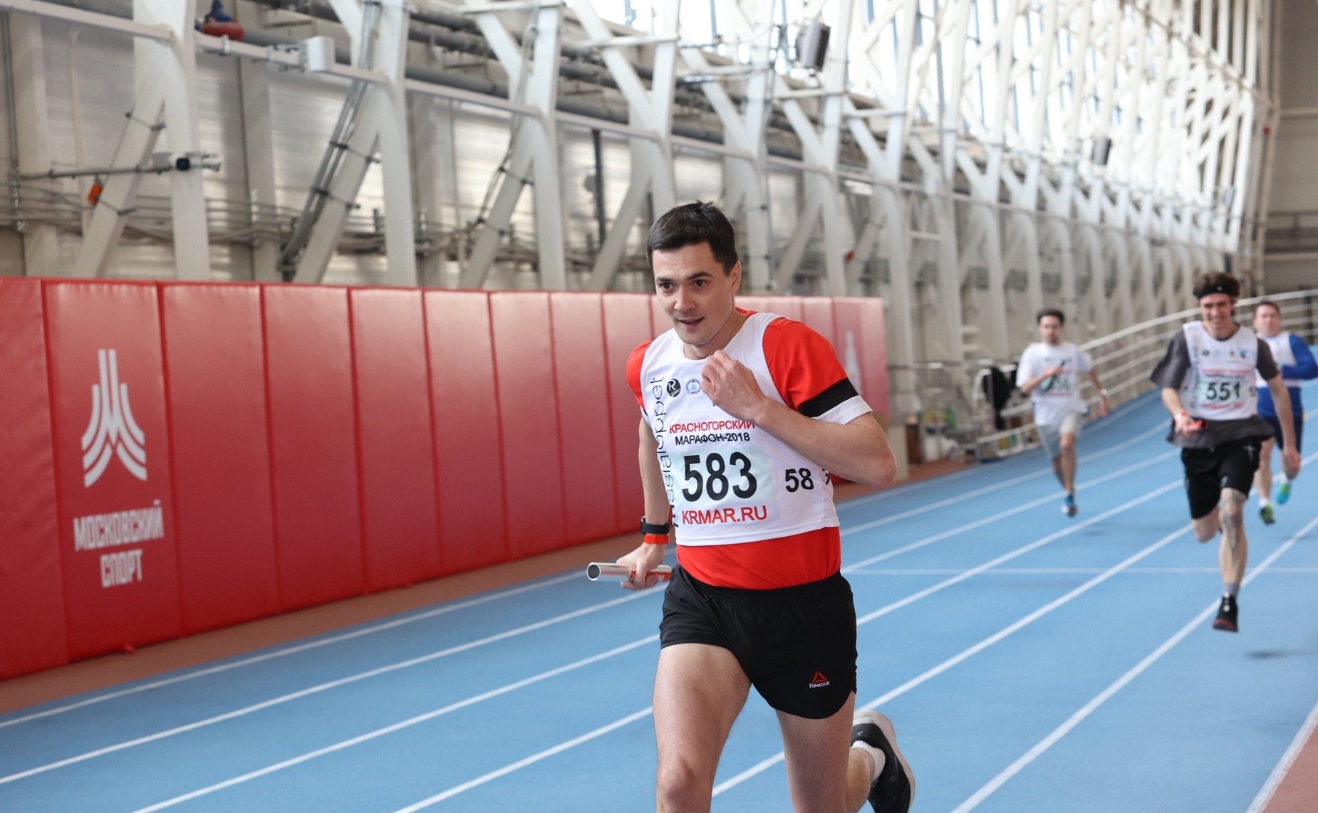 Роман Маслов вместе с командой Совета Федерации принял участие в XVIII Спартакиаде по лёгкой атлетике