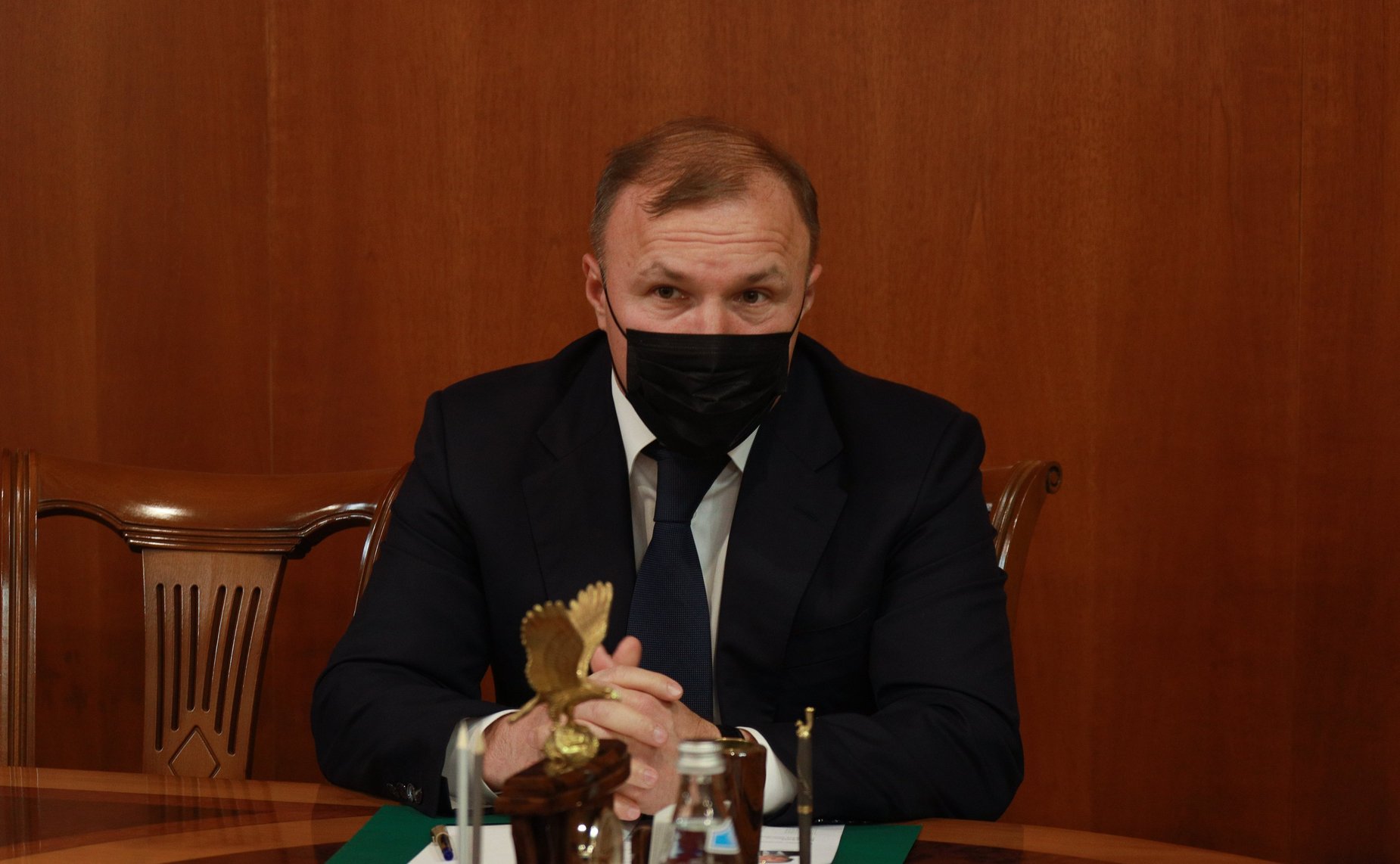 Встреча Председателя Совета Федерации Валентины Матвиенко с главой Республики Адыгея Муратом Кумпиловым