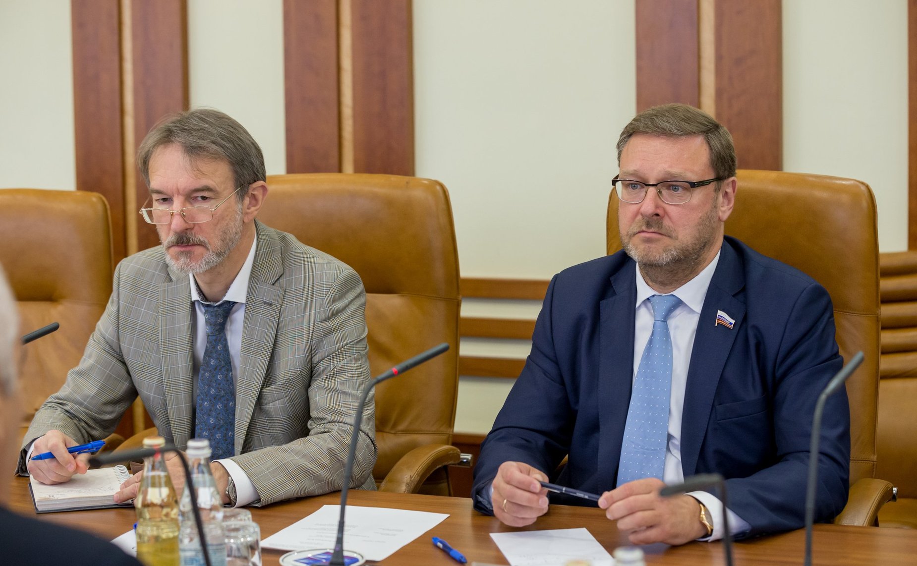 Встреча Константина Косачева c Чрезвычайным и Полномочным Послом Республики Куба в РФ Херардо Пеньяльвером Порталем